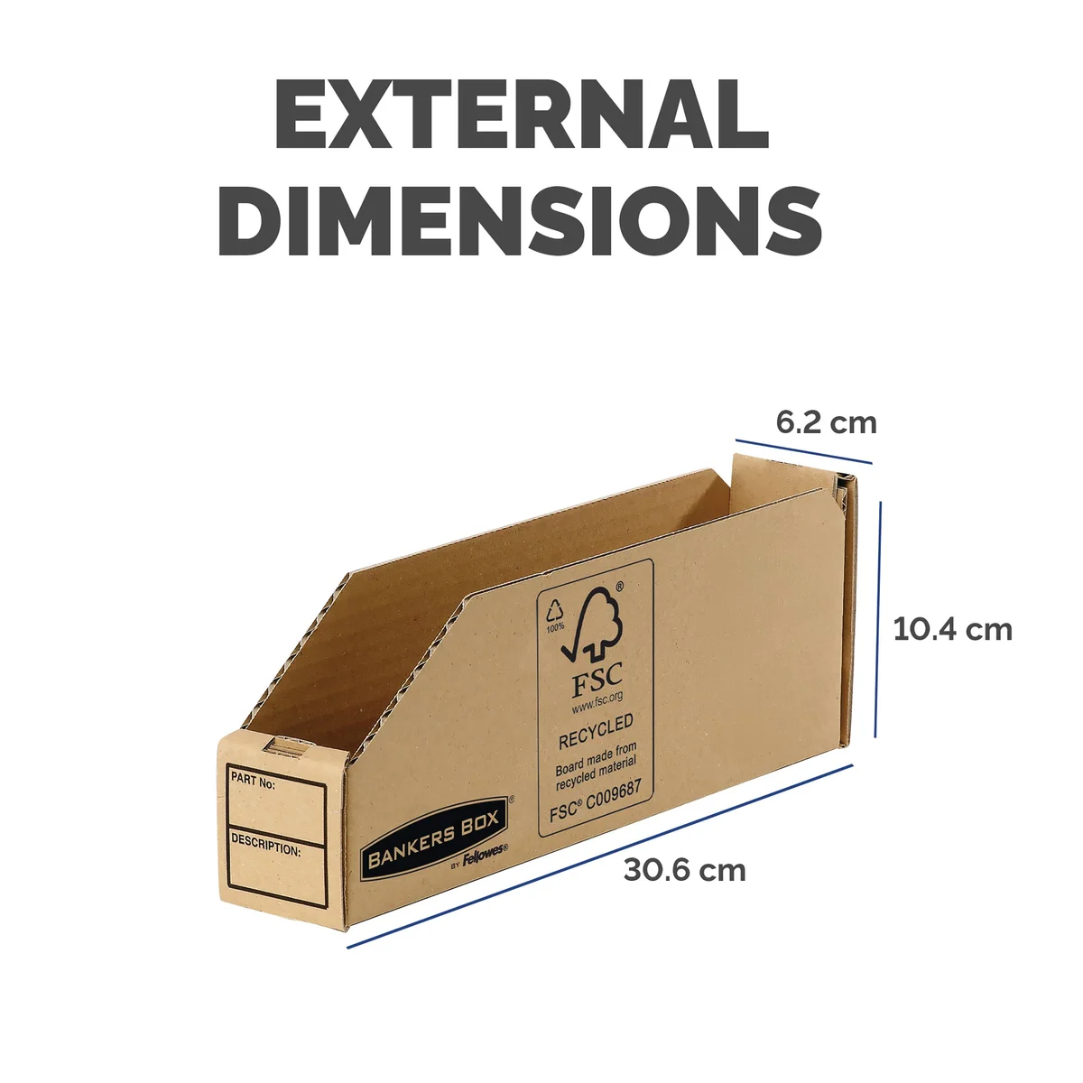 Bankers Box Earth Series Parts Bin 51mm (Pack of 50) 7351 - Image 2