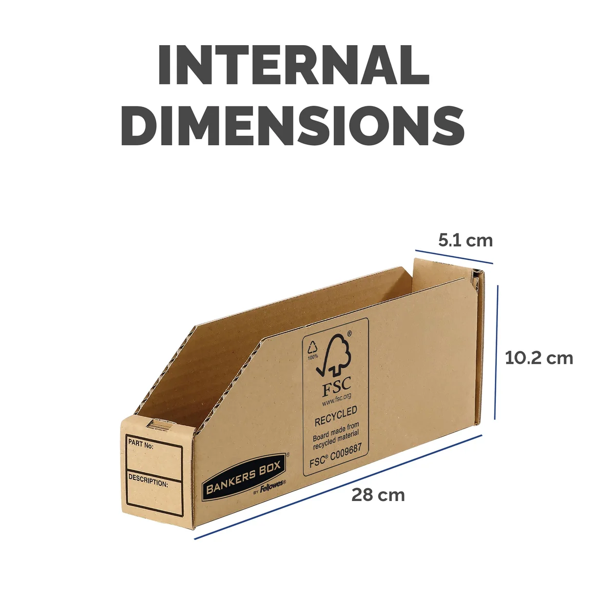 Bankers Box Earth Series Parts Bin 51mm (Pack of 50) 7351 - Image 3