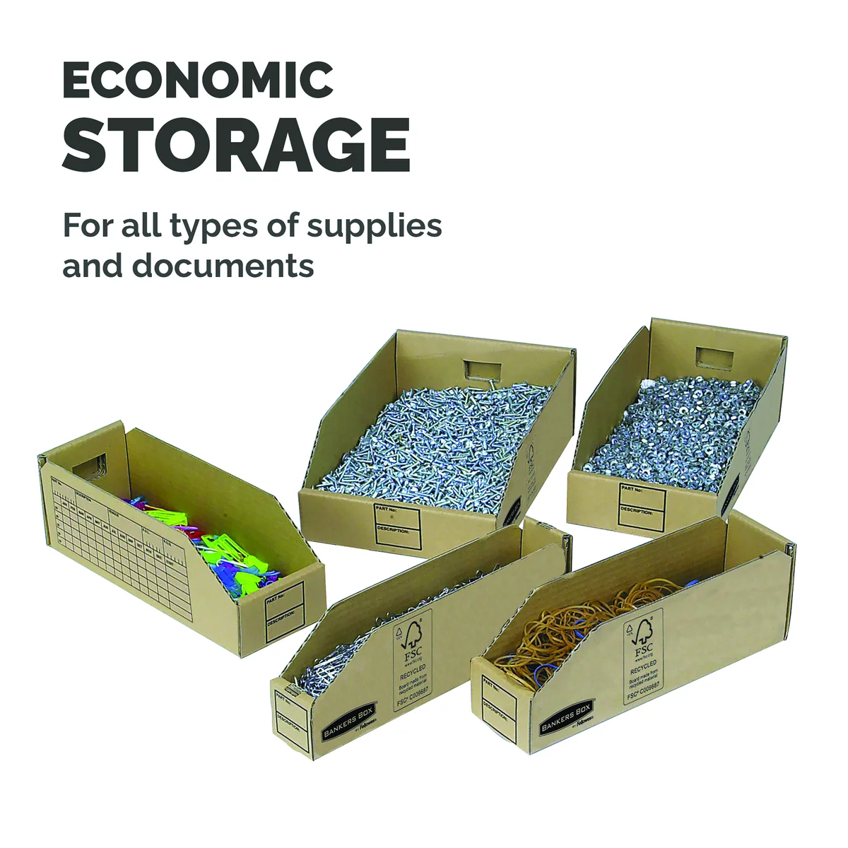 Bankers Box Earth Series Parts Bin 76mm (Pack of 50) 7352 - Image 4