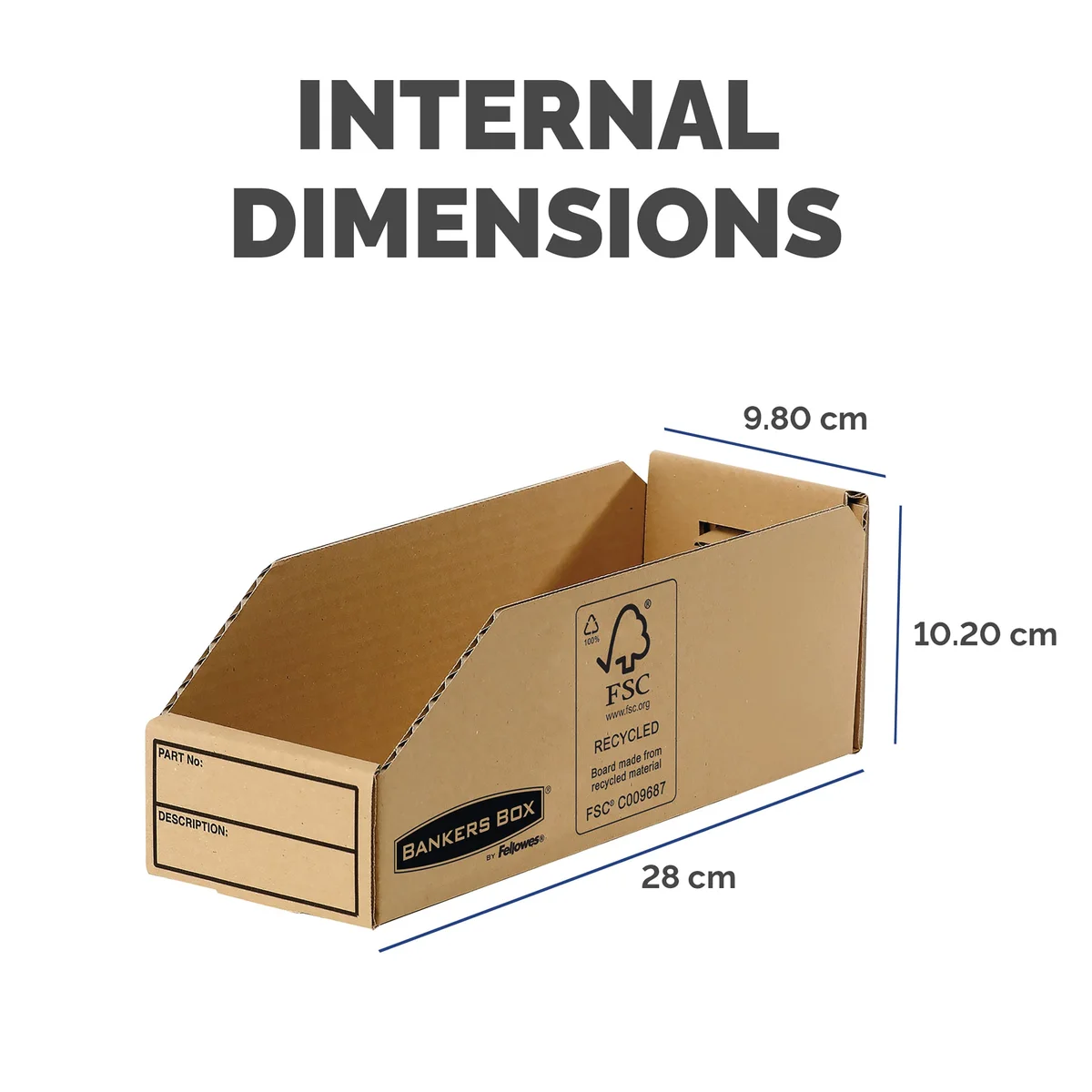 Bankers Box Earth Series Parts Bin 98mm (Pack of 50) 7353 - Image 3
