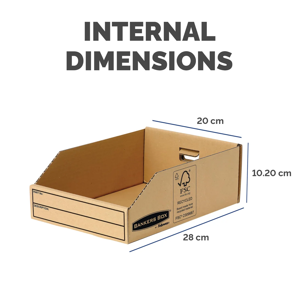 Bankers Box Earth Series Parts Bin 200mm (Pack of 50) 7355 - Image 3