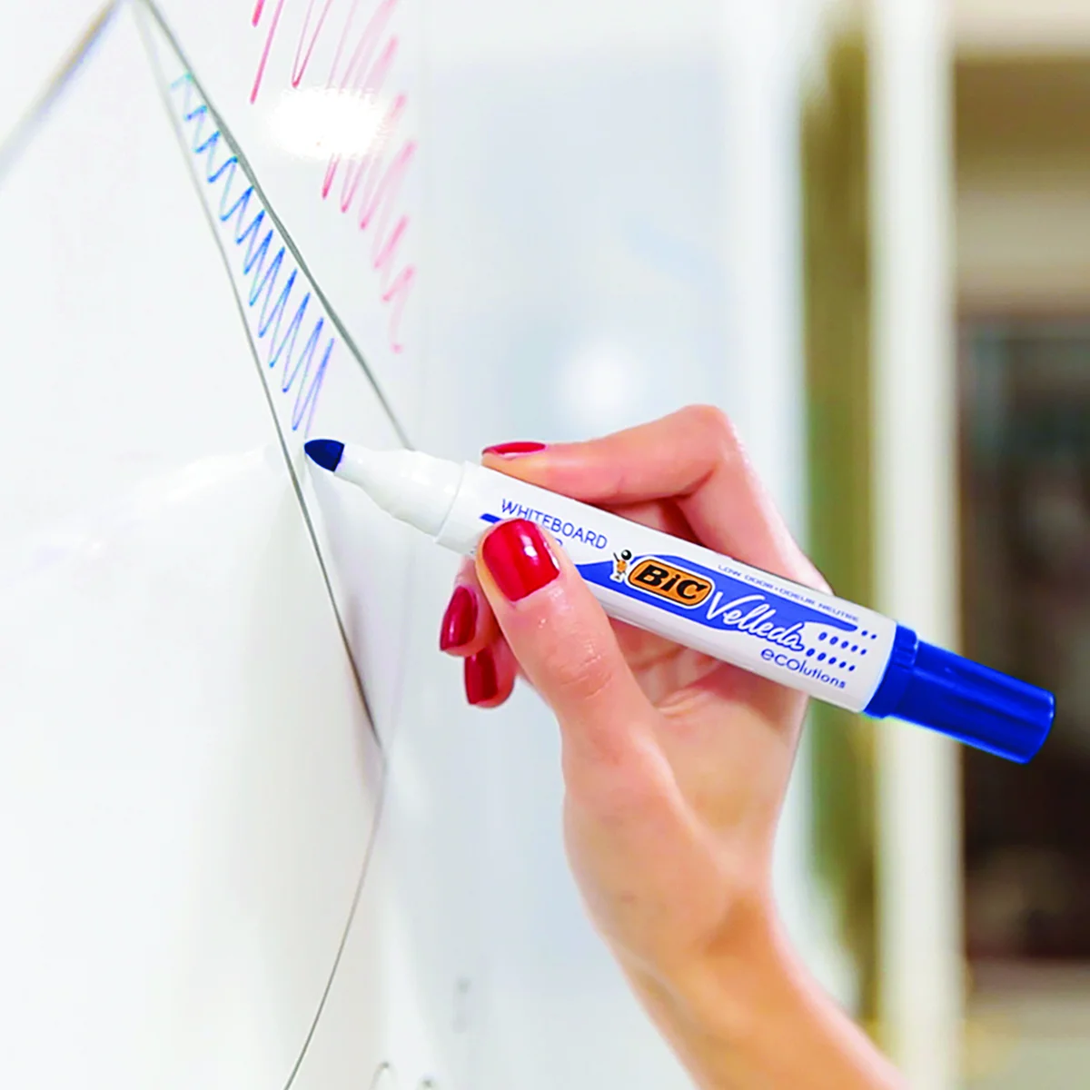 Bic Velleda 1701 Whiteboard Marker Blue (Pack of 12) 904938 - Image 4