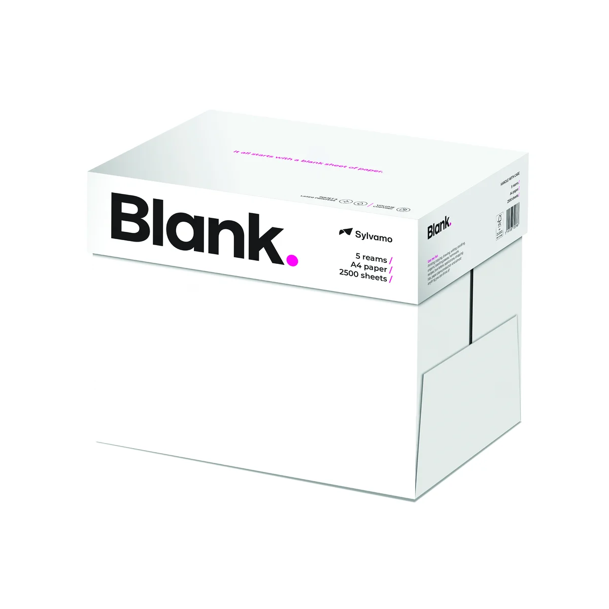 Blank A4 White Copier Paper (Pack of 2500) BLANK070X701 - Image 4