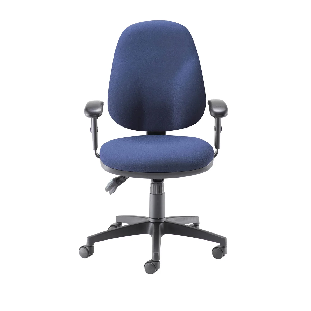 5 Star Teso High Back Task Chair with Height Adjustable Arms Blue SF7811859 - Image 2