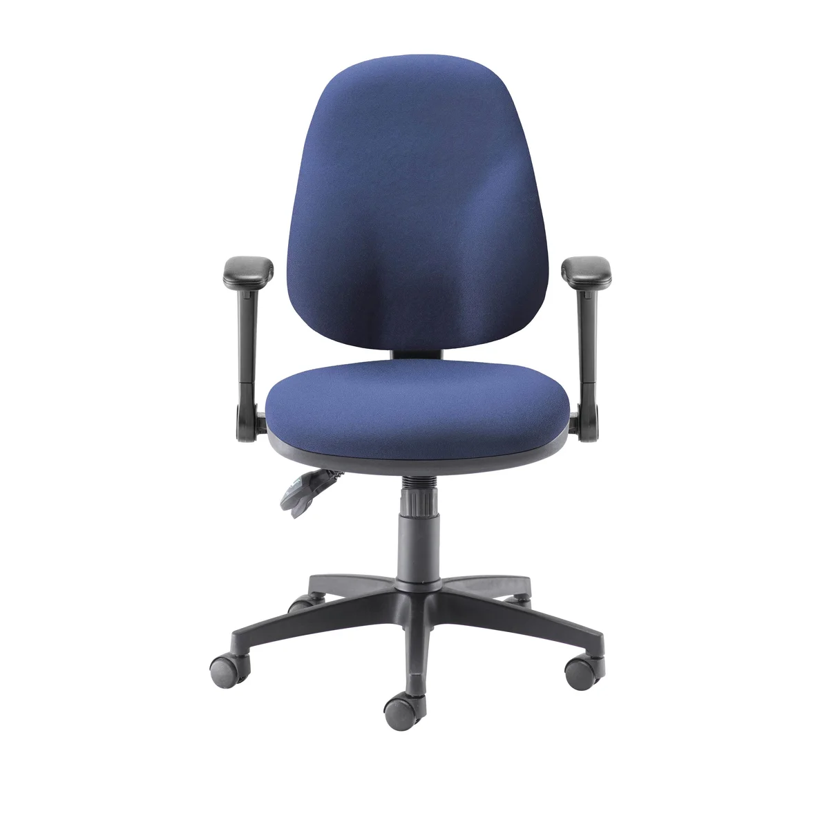 5 Star Teso High Back Task Chair with Folding Arms Blue SF9086329 - Image 2