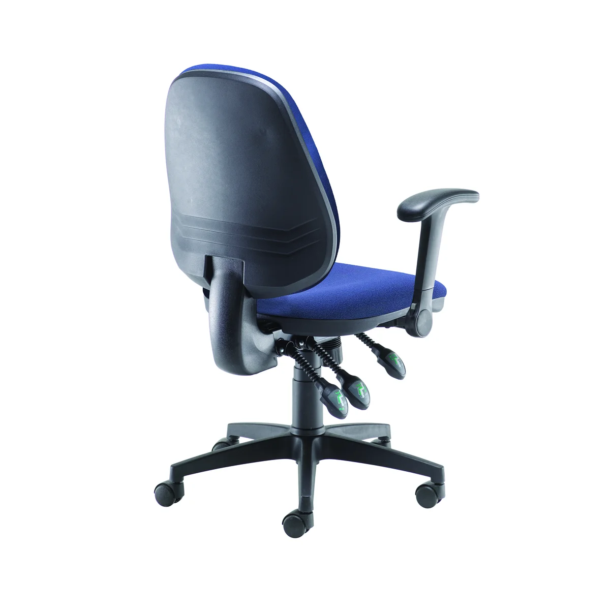 5 Star Teso High Back Task Chair with Folding Arms Blue SF9086329 - Image 4