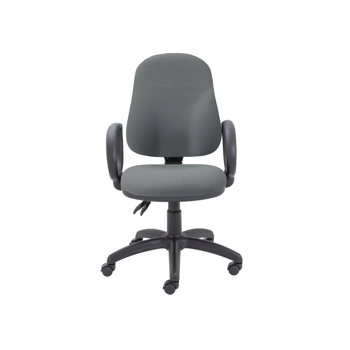 5 Star Lumo High Back Operator Chair with Fixed Arms Charcoal SF9307882 - Image 2