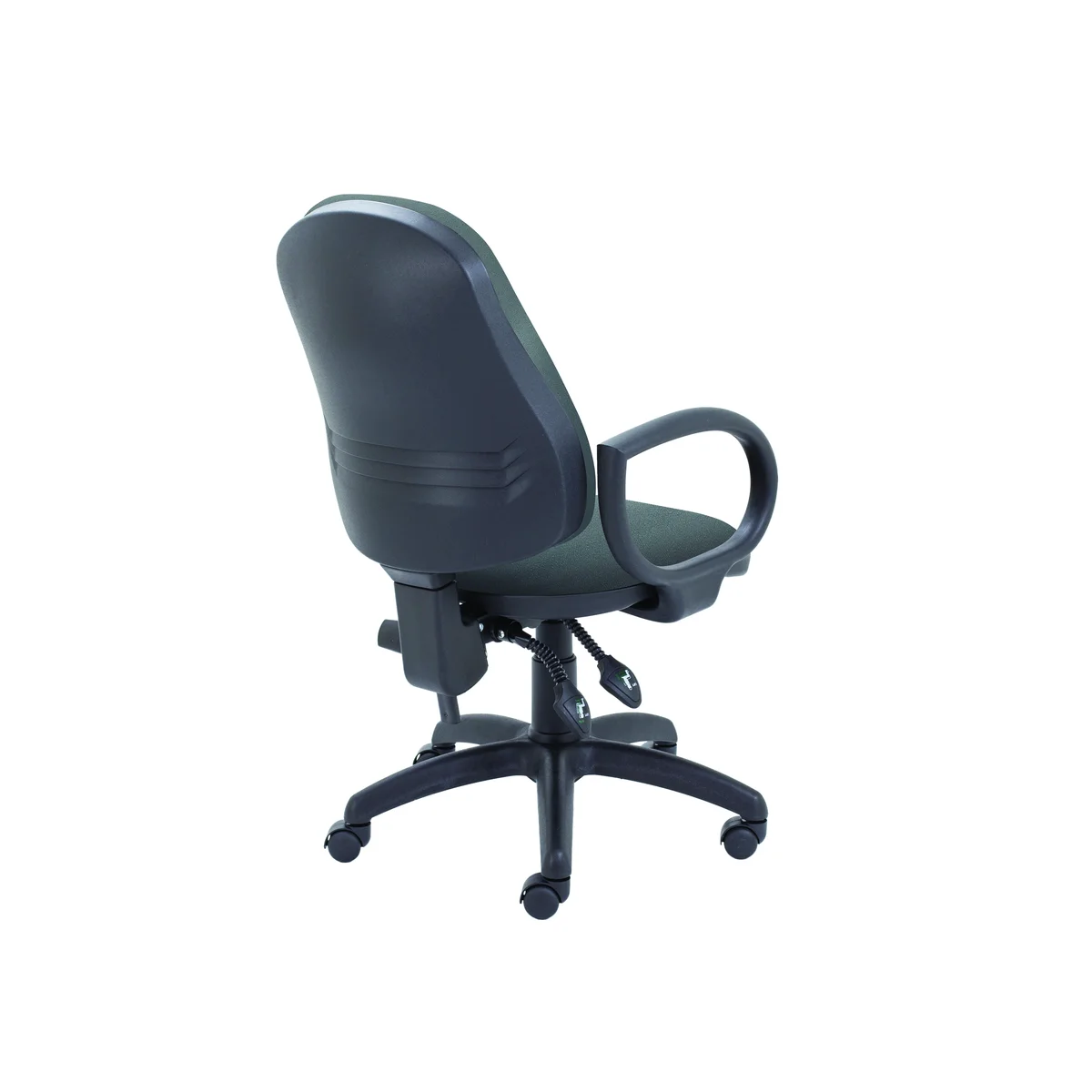 5 Star Lumo High Back Operator Chair with Fixed Arms Charcoal SF9307882 - Image 4