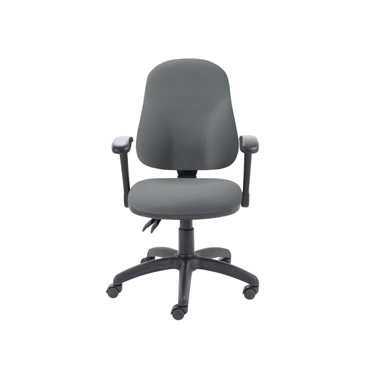 5 Star Lumo High Back Operator Chair with Folding Arms Charcoal SF9491650 - Image 2