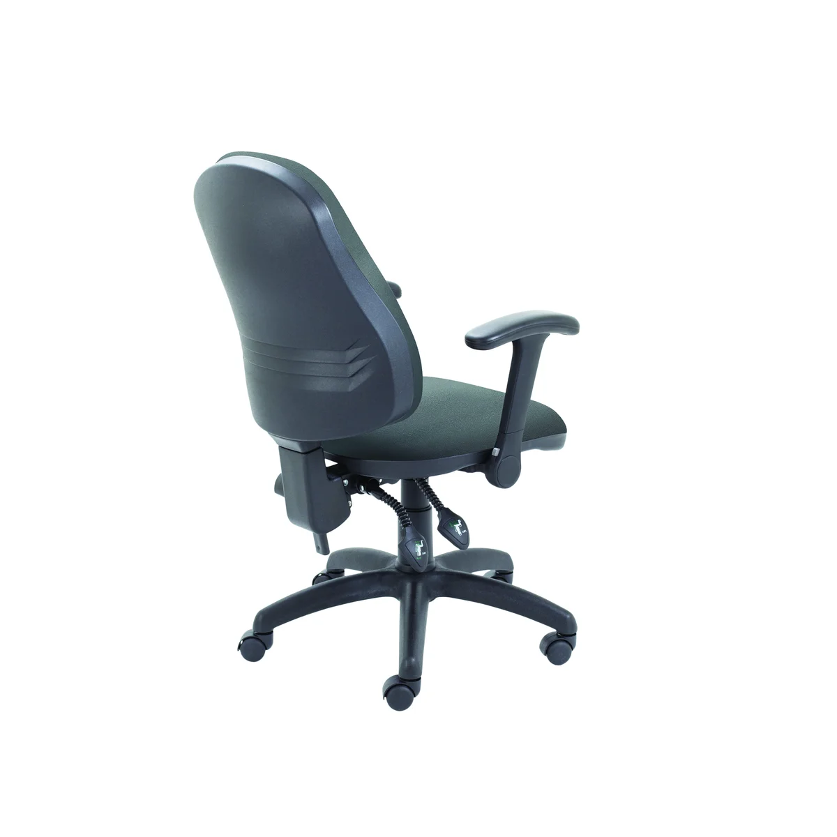 5 Star Lumo High Back Operator Chair with Folding Arms Charcoal SF9491650 - Image 4