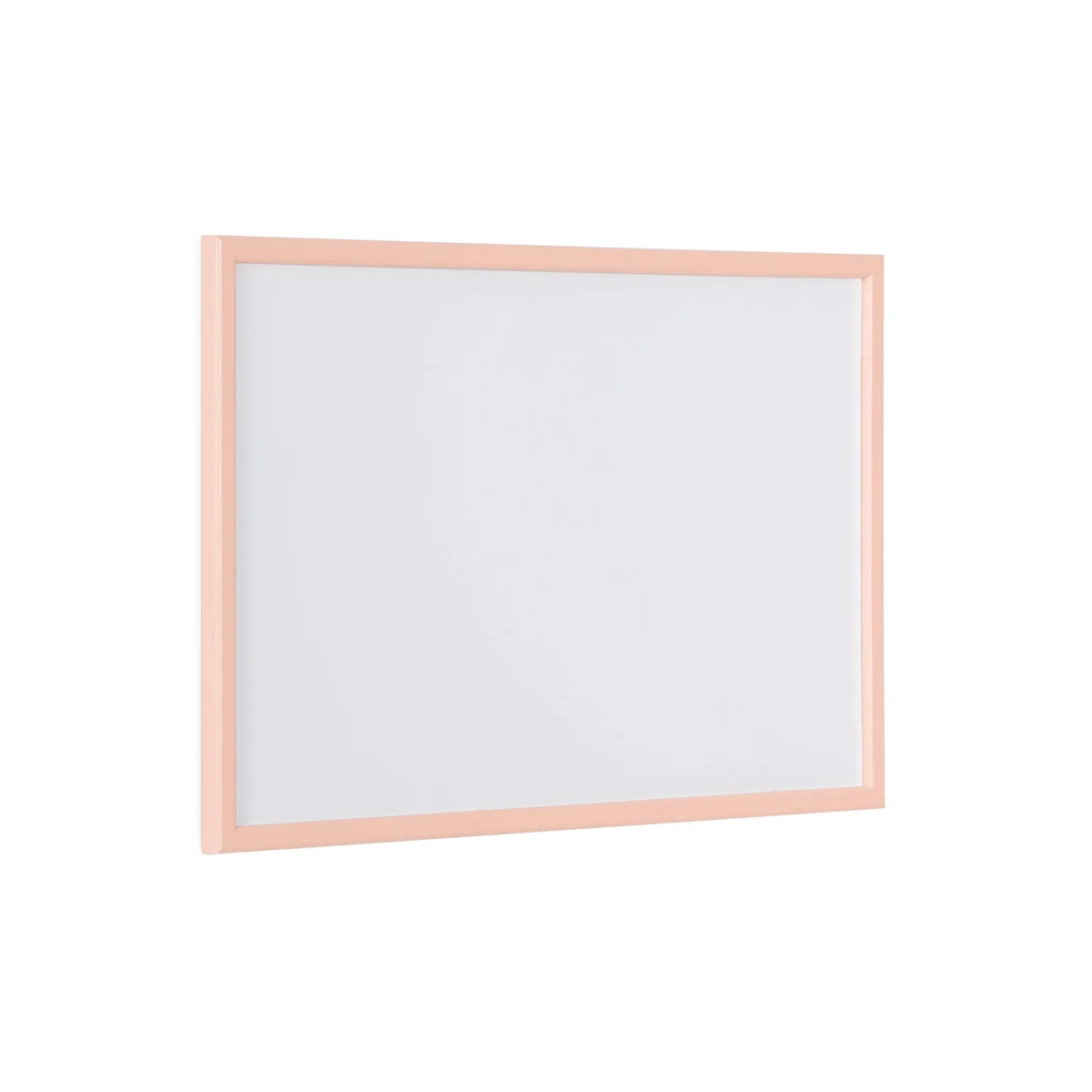 Bi-Office Pastel Non-Magnetic Whiteboard Salmon Frame 60x40cm MP03001991 - Image 2