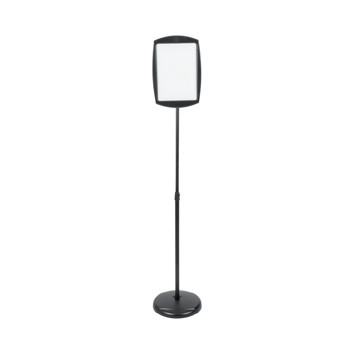 Bi-Office Black Vertical Floor Sign Magnetic Drywipe Surface SIG07060101 - Image 3