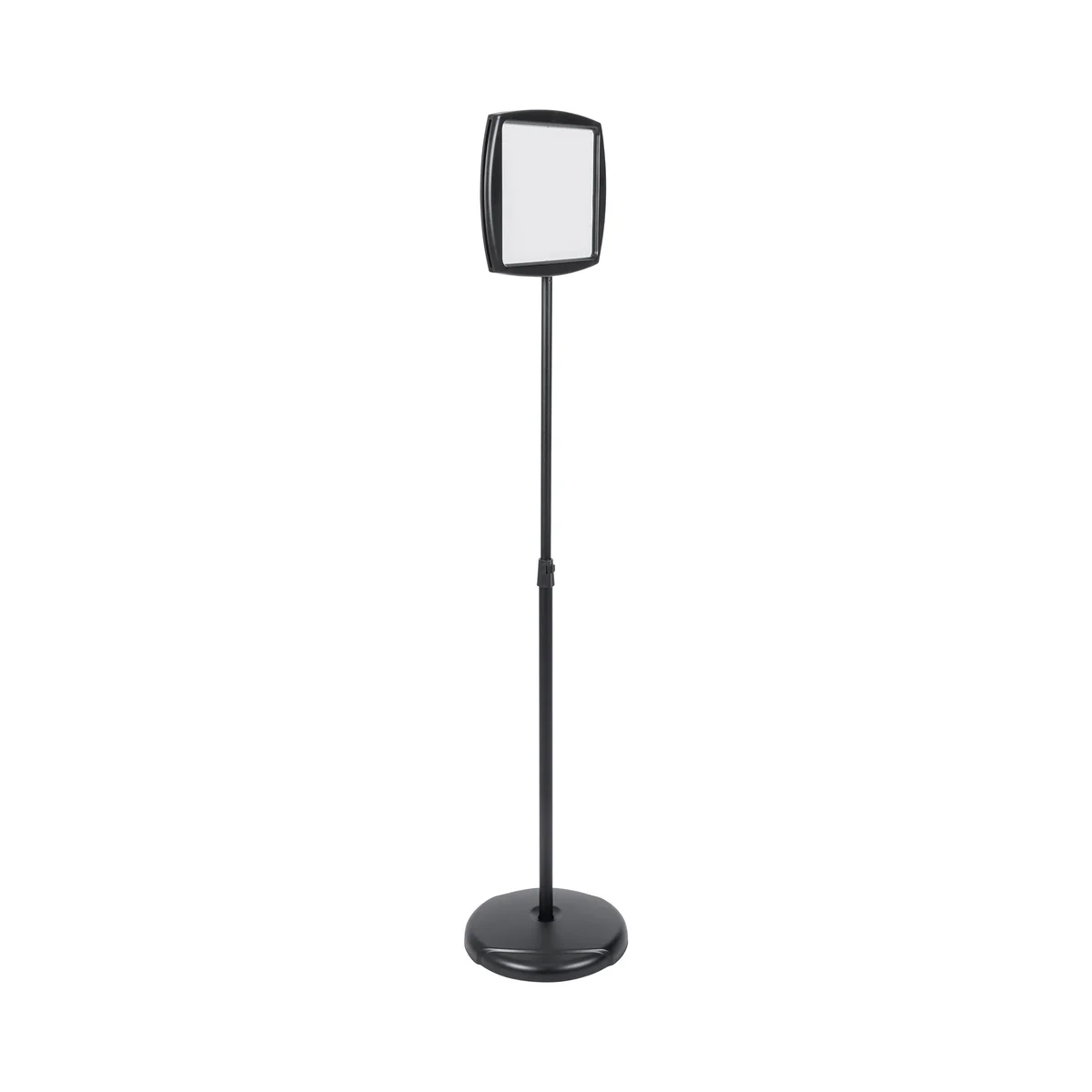 Bi-Office Rectangular with Inserts Floor Sign Drywipe Black SIG05050505 - Image 2