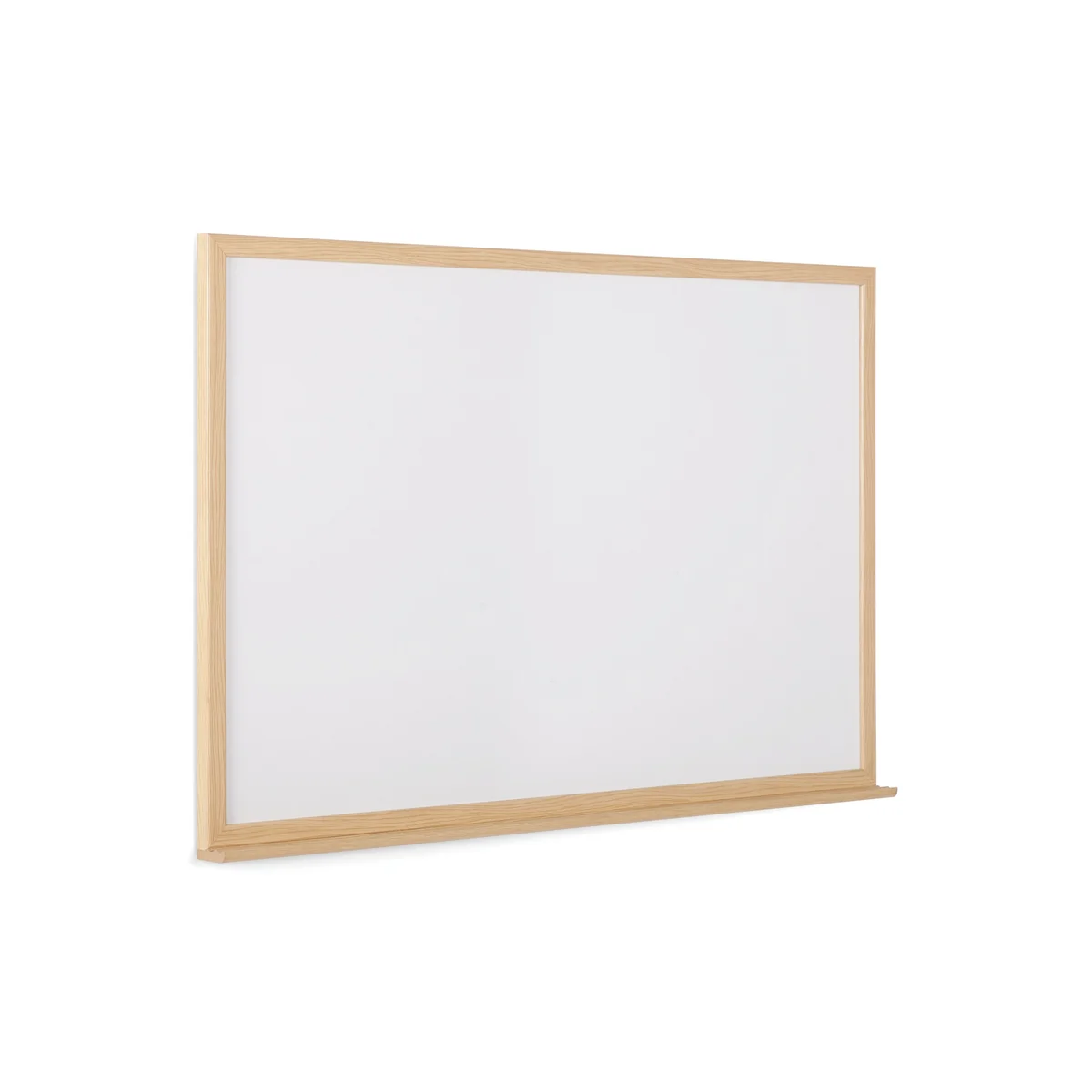 Earth Prime Non-Magnetic Whiteboard 90x60cm Oak MDF Frame MB07002318 - Image 2