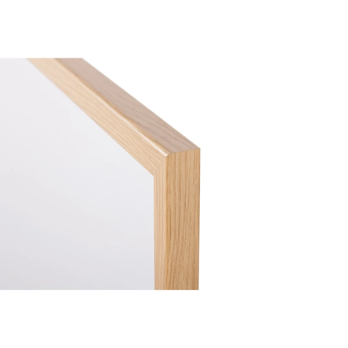 Earth Prime Non-Magnetic Whiteboard 90x60cm Oak MDF Frame MB07002318 - Image 3