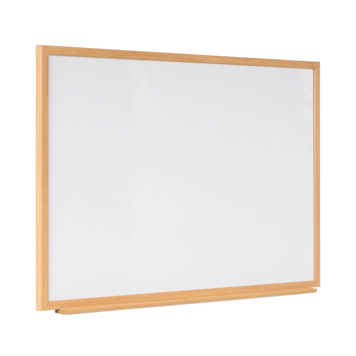 Earth Executive Non-Magnetic Whiteboard 90x60cm Oak MDF Frame MB07002319 - Image 2