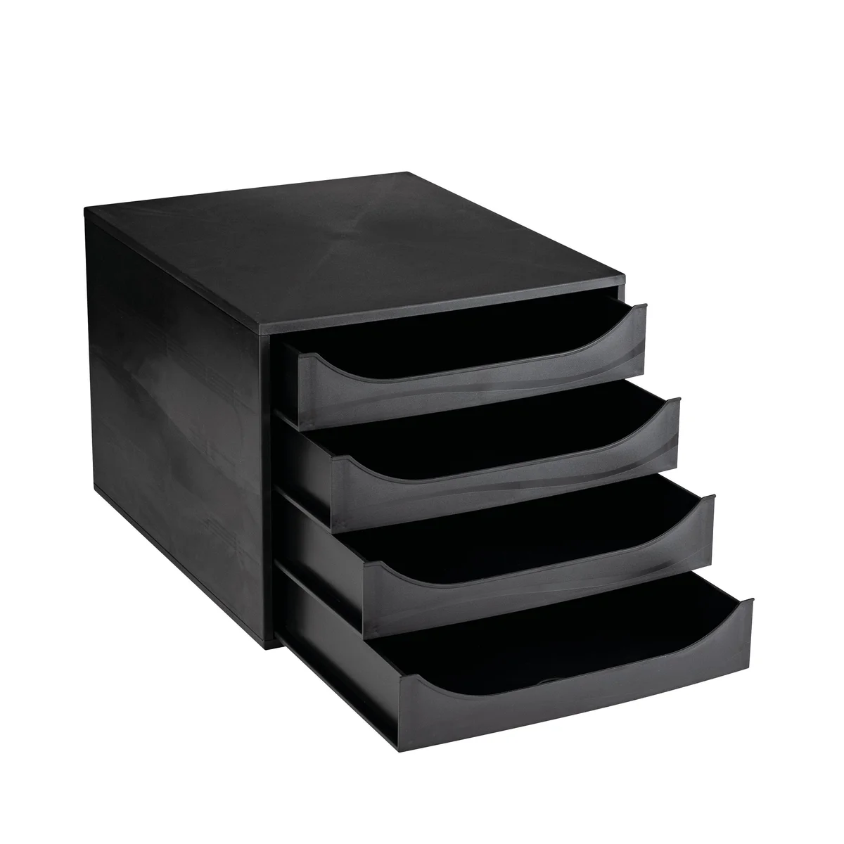 Contour Ergonomics 4 Drawer Set Black CE06114 - Image 2