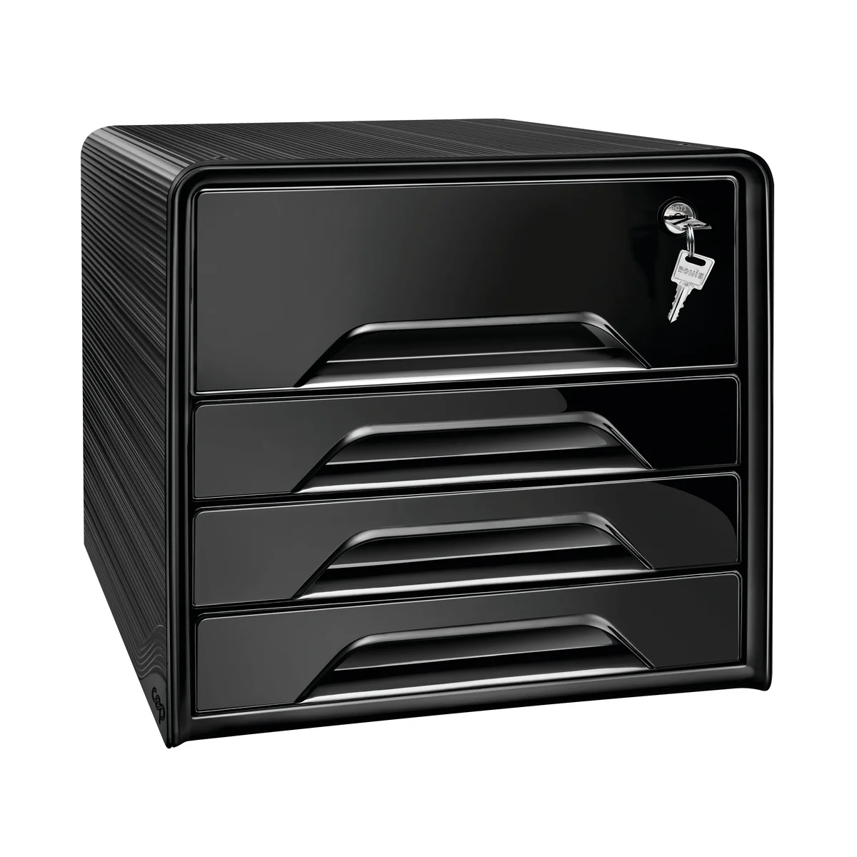 CEP Smoove Secure 4 Drawer Module with Lock Black 7-311S Black - Image 2