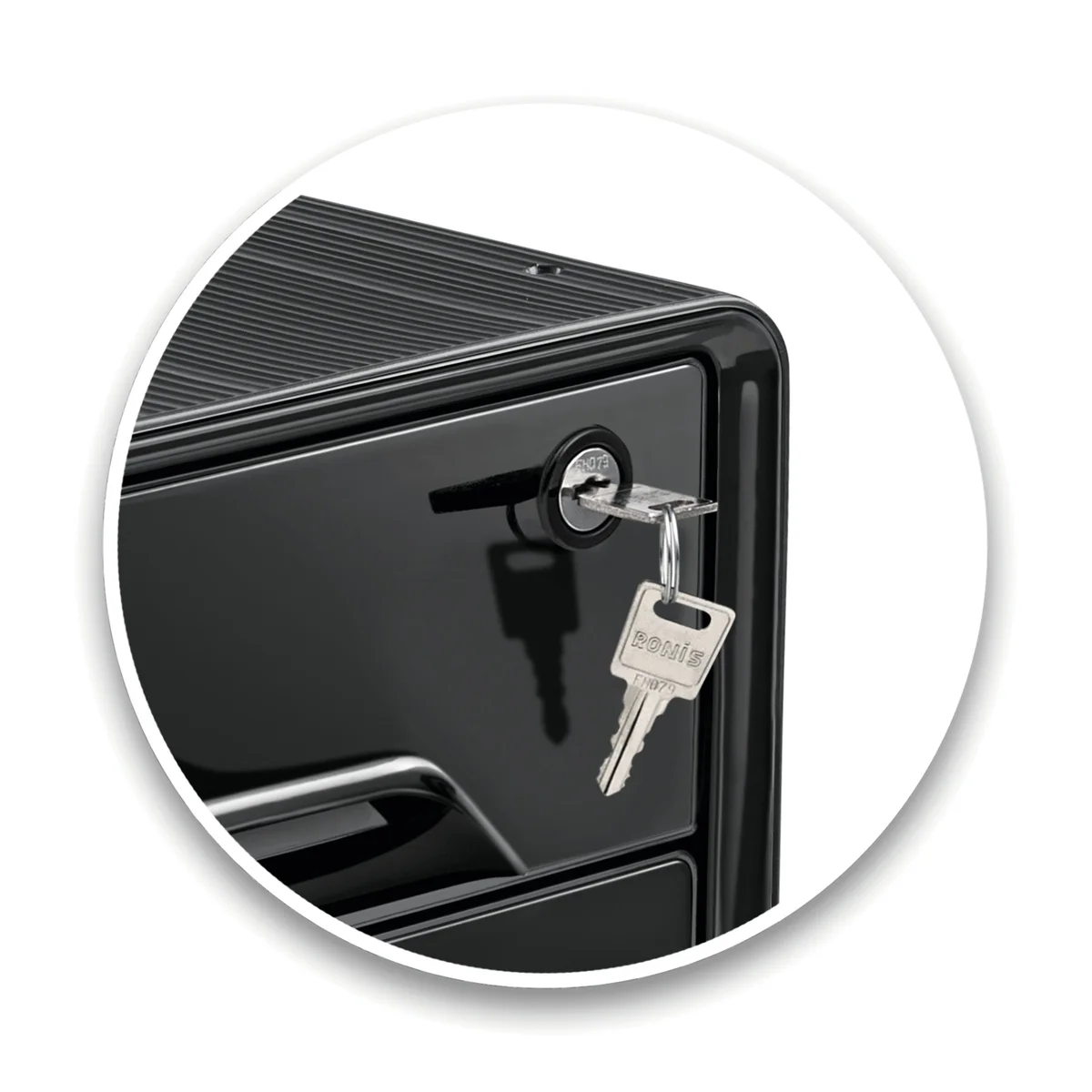 CEP Smoove Secure 4 Drawer Module with Lock Black 7-311S Black - Image 3