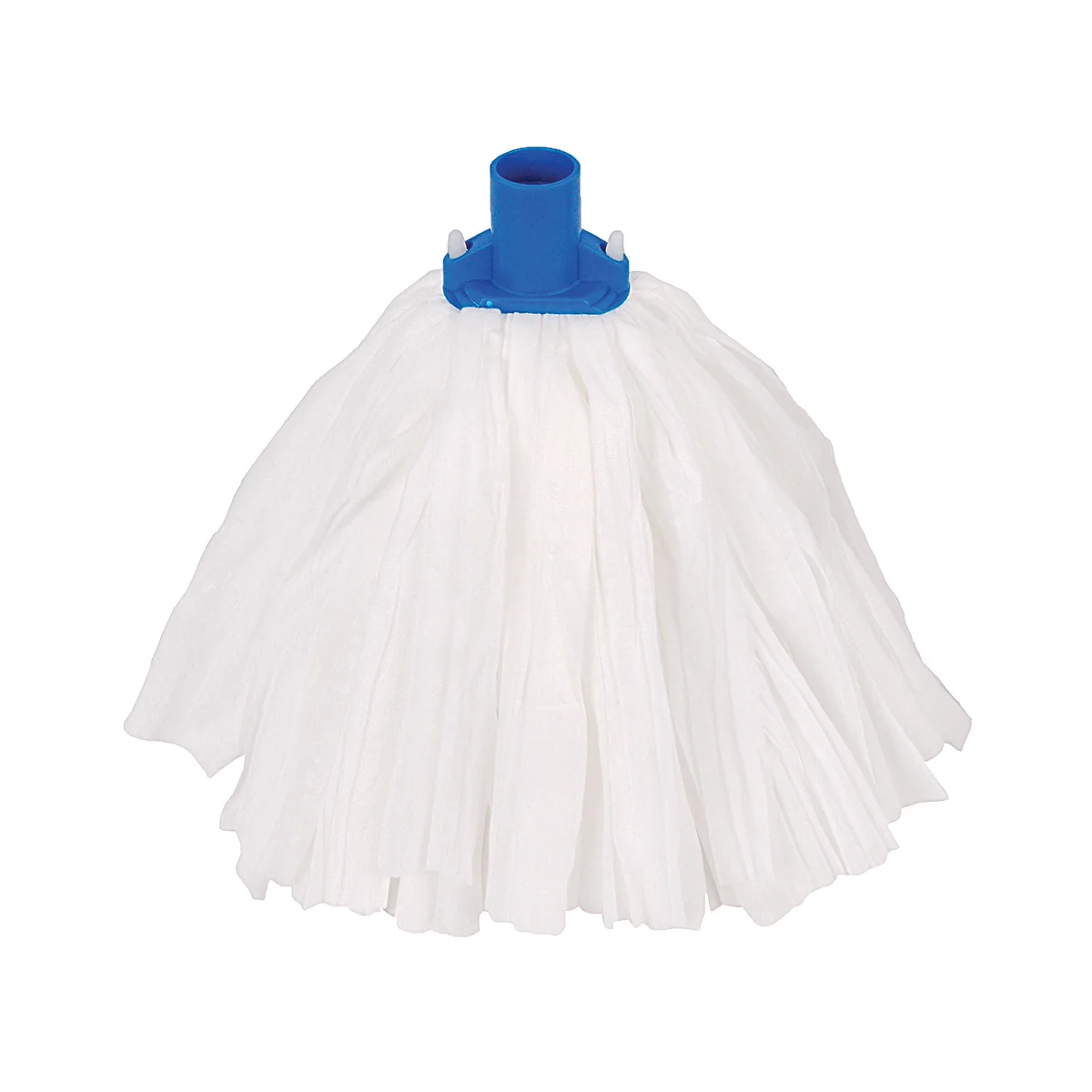 2Work Big White T1D Socket Mop x10 Blue (Pack of 10) 105514BLUE