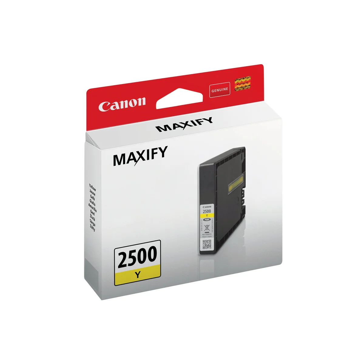 Canon PGI-2500Y Ink Cartridge Yellow 9303B001 - Image 2