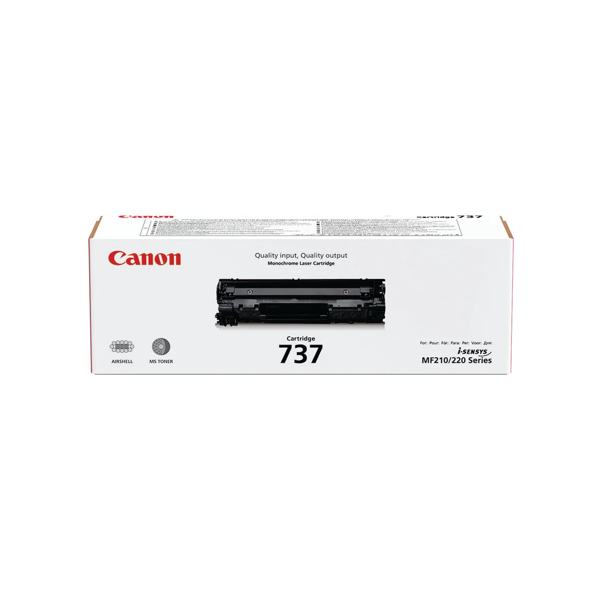Canon 737 Toner Cartridge Black 9435B002 - Image 1
