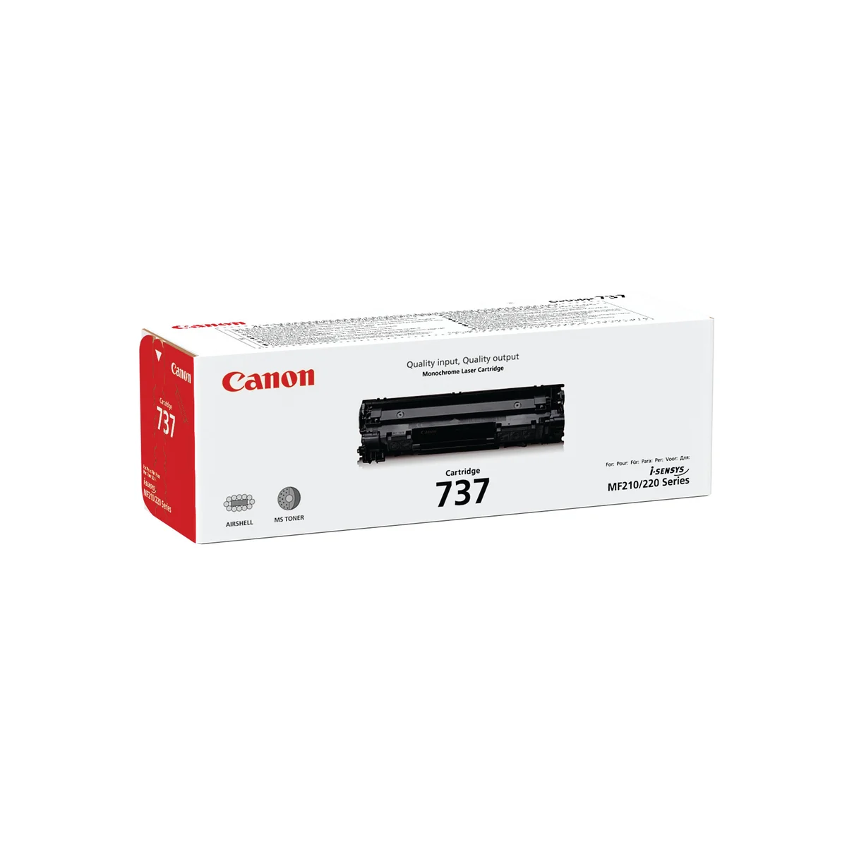 Canon 737 Toner Cartridge Black 9435B002 - Image 3