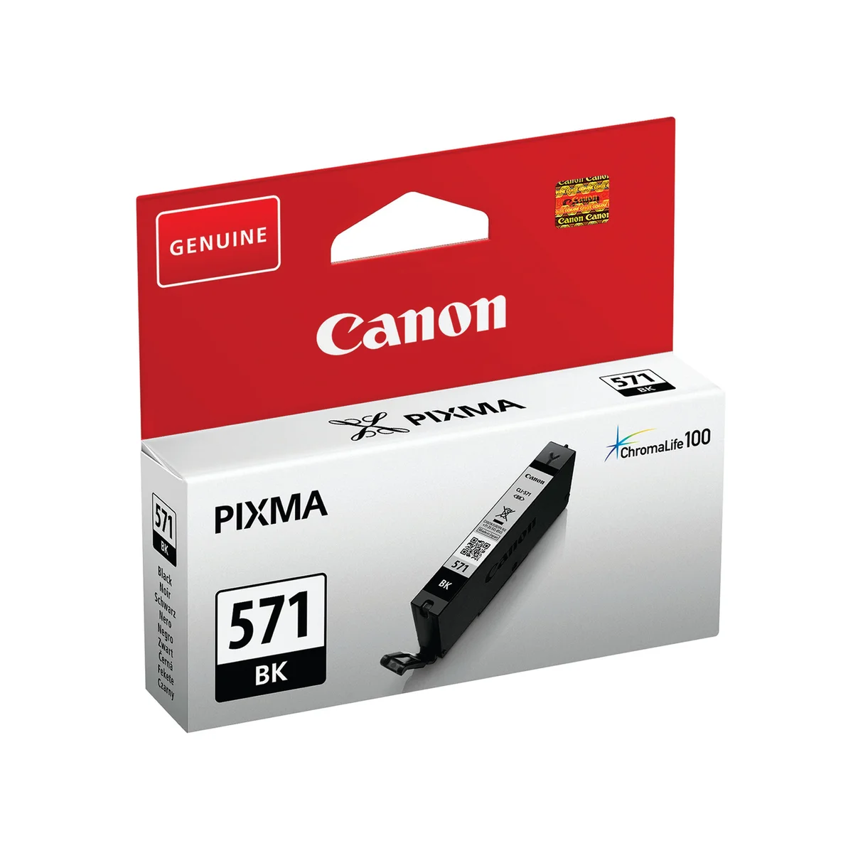 Canon CLI-571BK Ink Cartridge Black 0385C001 - Image 3