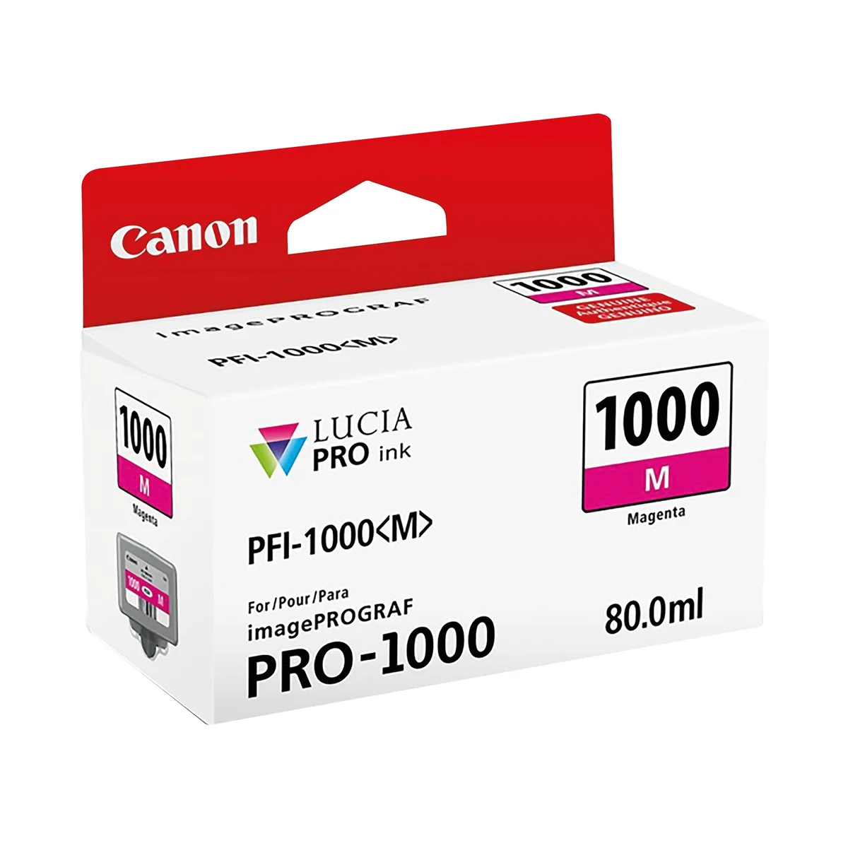 Canon PFI-1000M Ink Cartridge Magenta 0548C001 - Image 2