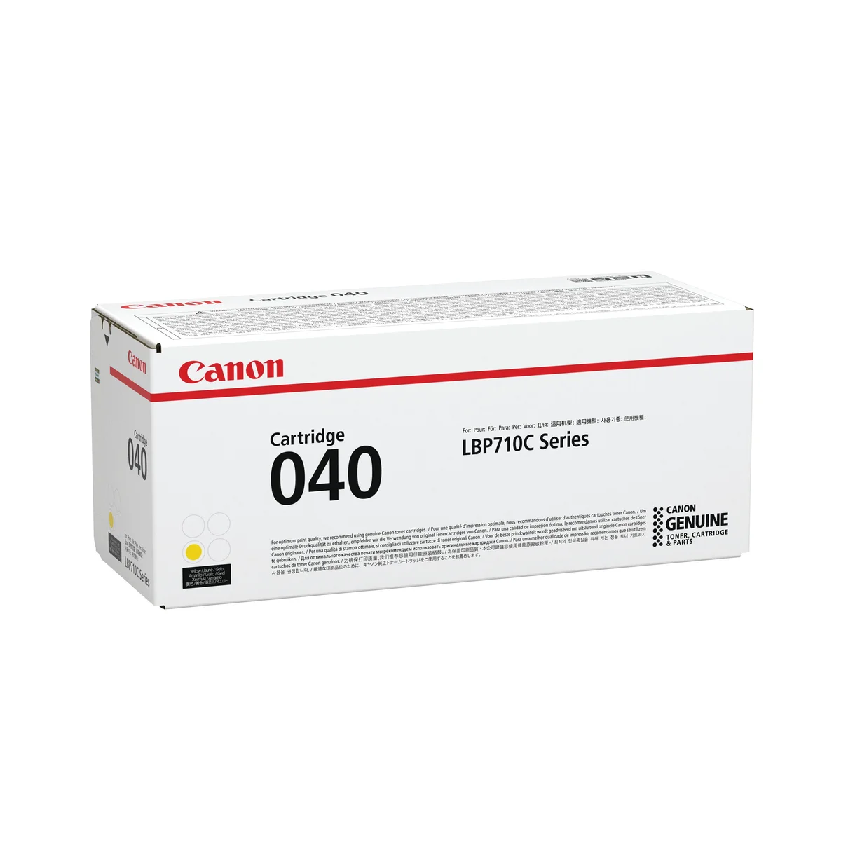 Canon 040Y Toner Cartridge Yellow 0454C001 - Image 2