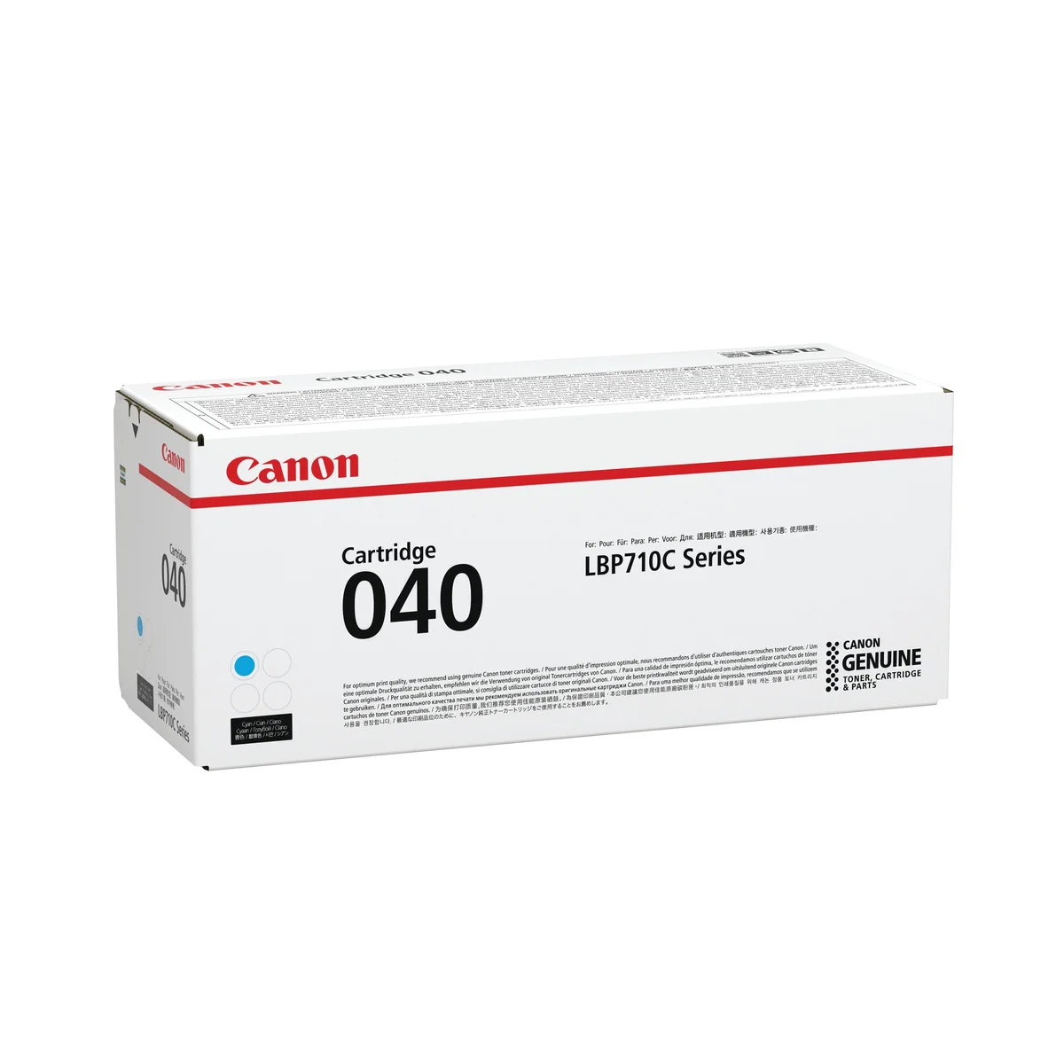 Canon 040C Toner Cartridge Cyan 0458C001 - Image 2
