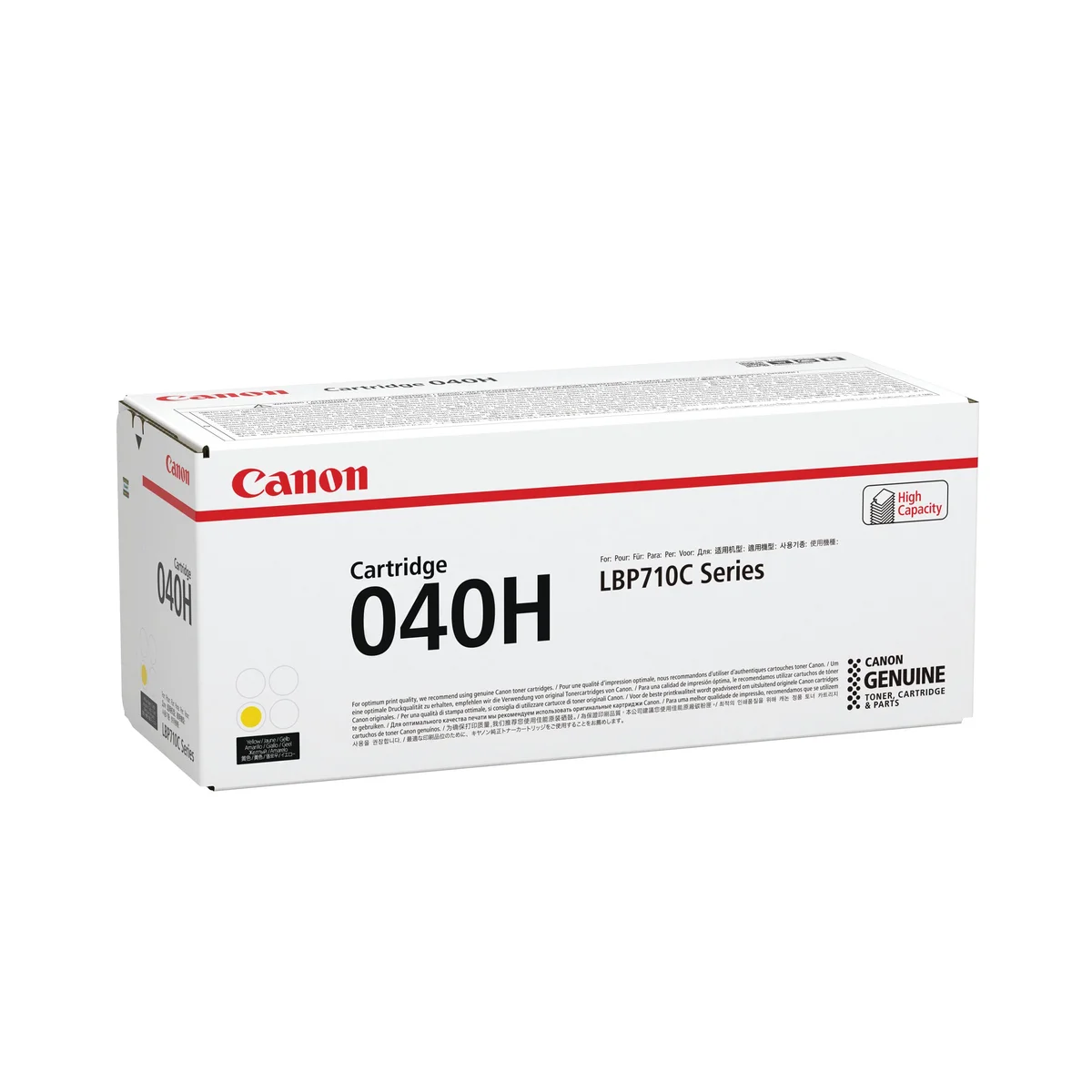 Canon 040H Toner Cartridge High Yield Yellow 0455C001 - Image 2