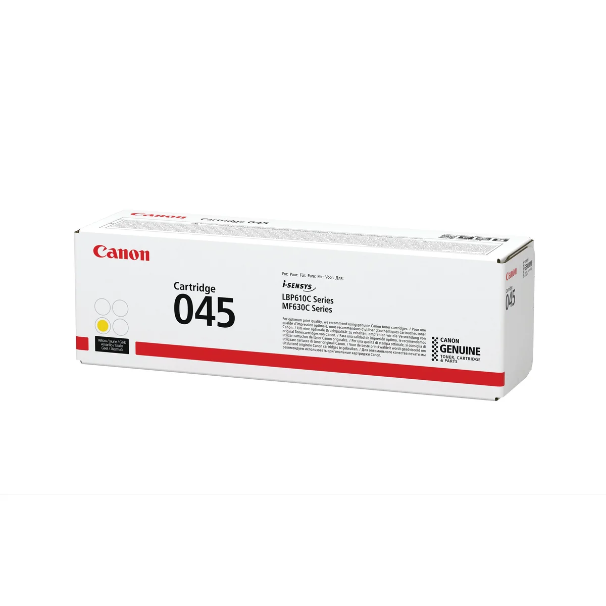 Canon 045Y Toner Cartridge Yellow 1239C002 - Image 2