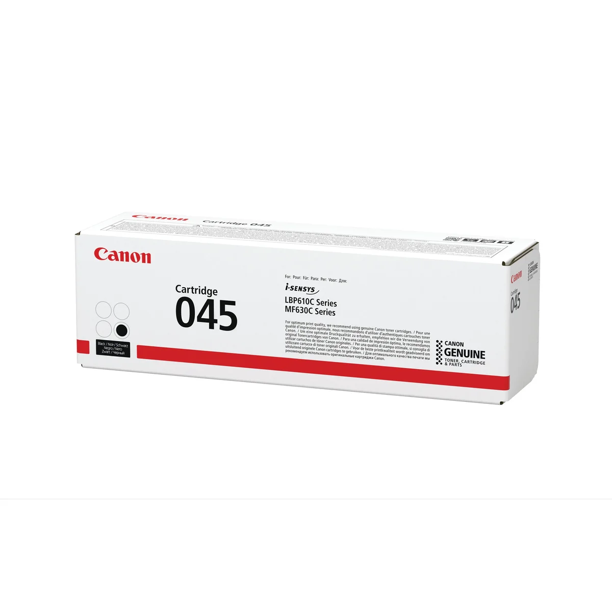 Canon 045BK Toner Cartridge Black 1242C002 - Image 2
