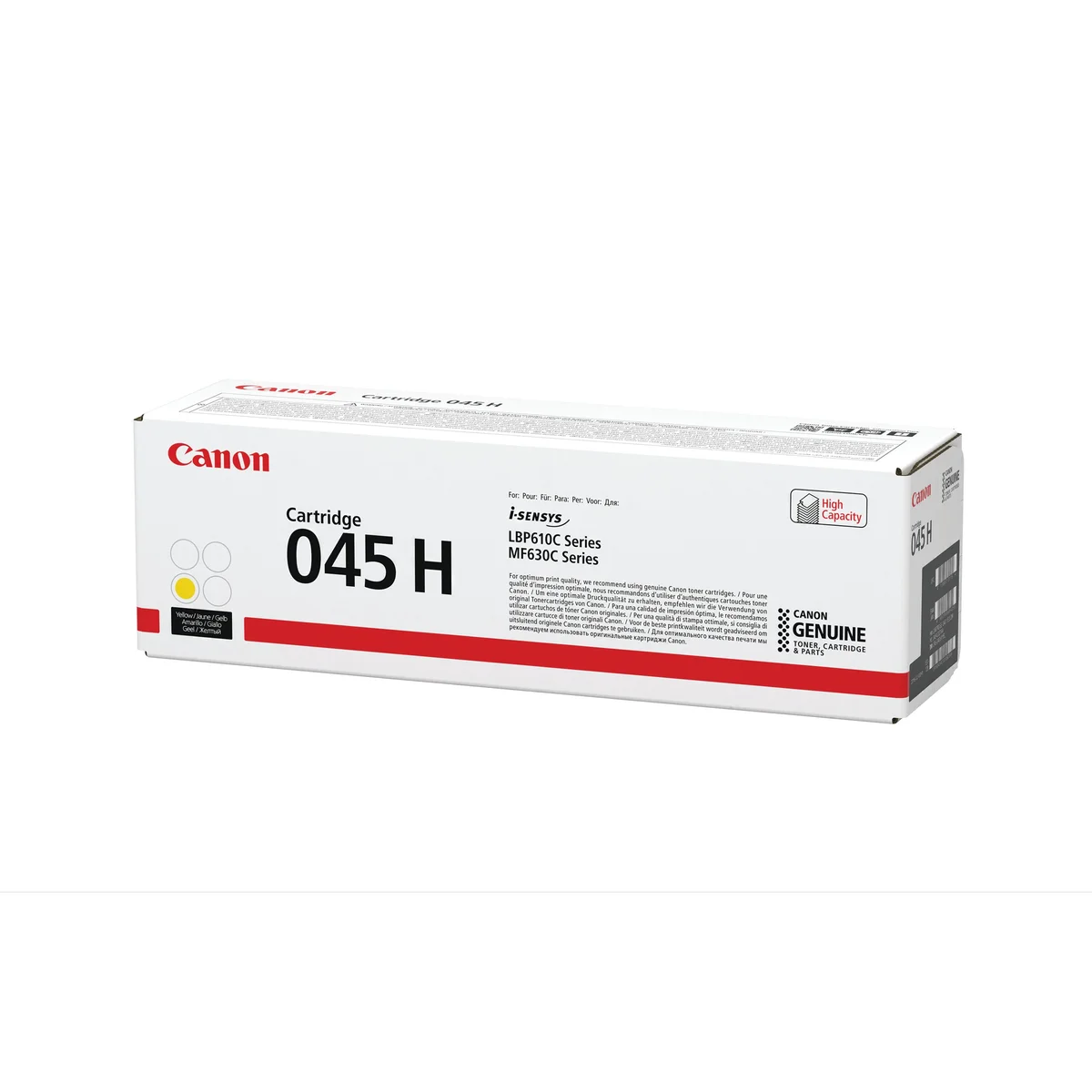 Canon 045H Toner Cartridge High Yield Yellow 1243C002 - Image 2