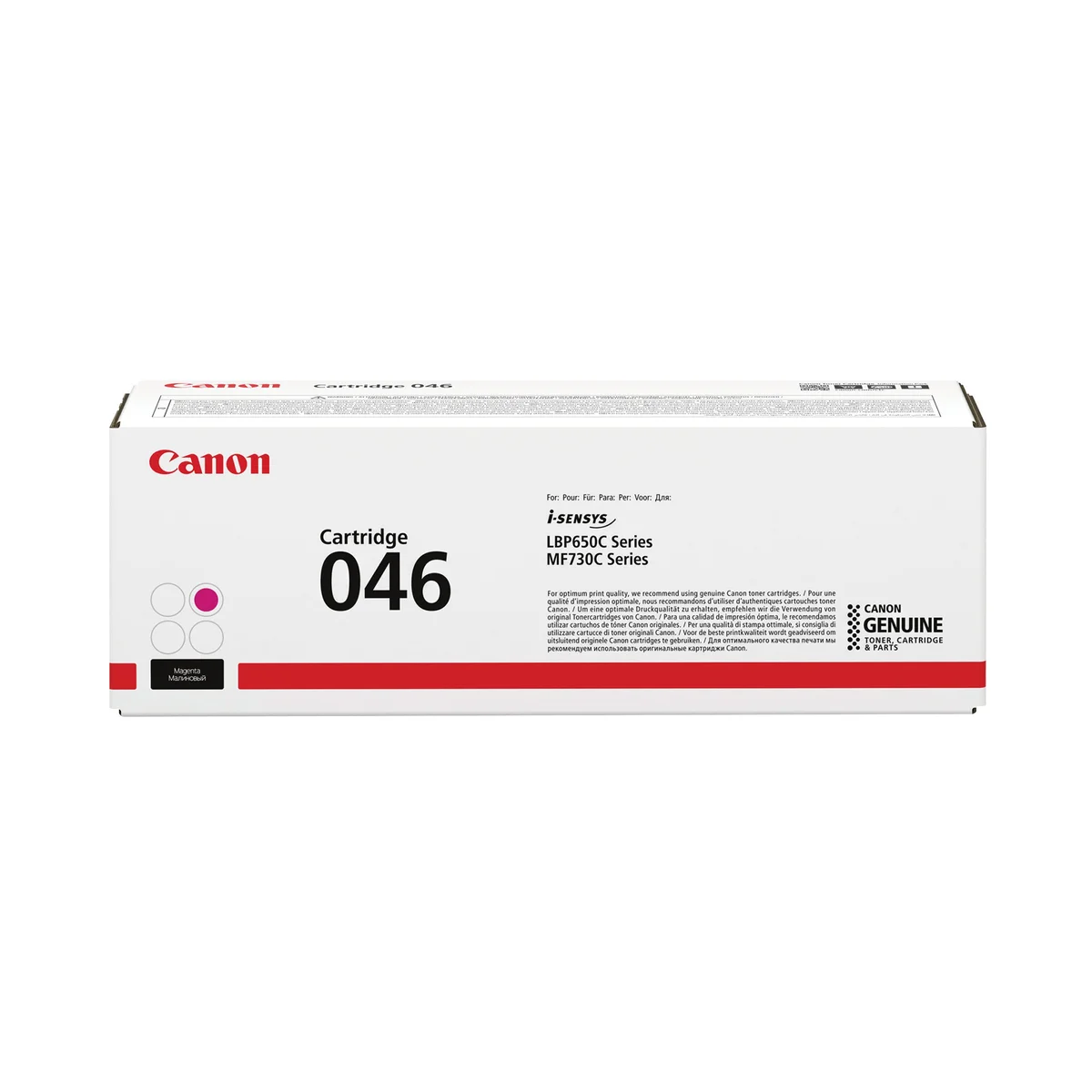 Canon 046M Toner Cartridge Magenta 1248C002 - Image 1