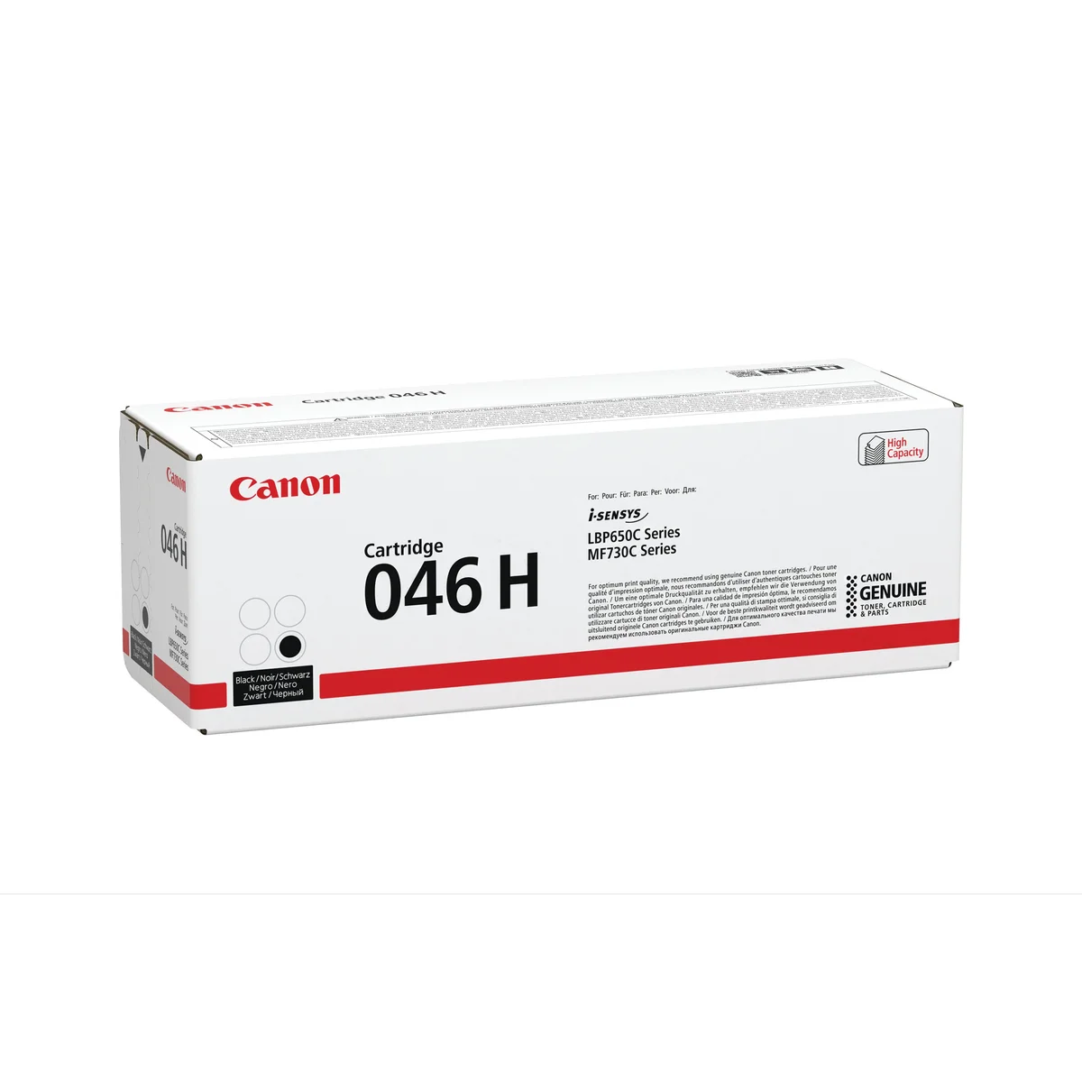 Canon 046H Toner Cartridge High Yield Black 1254C002 - Image 2