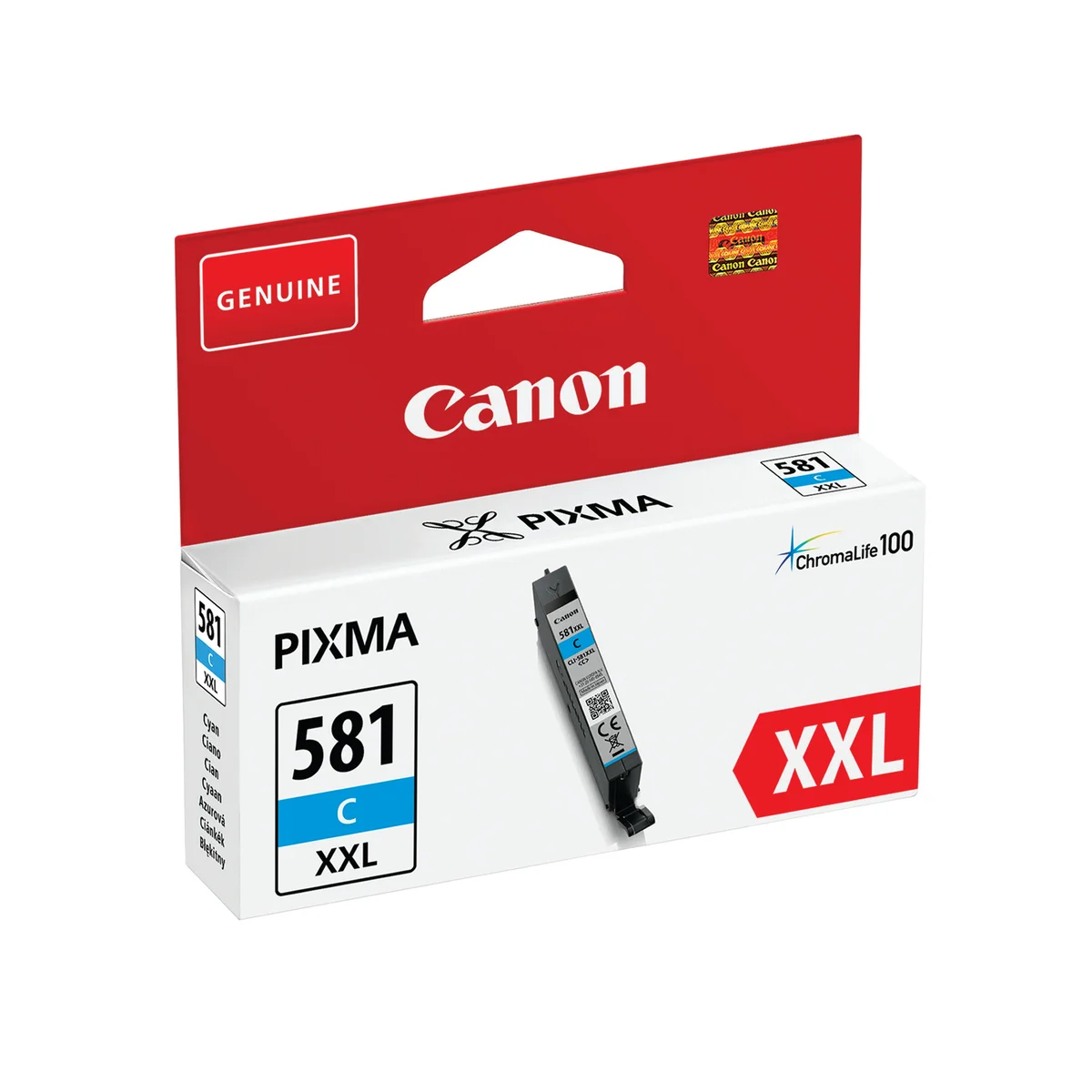 Canon CLI-581XXL Ink Cartridge Extra High Yield Cyan 1995C001 - Image 2