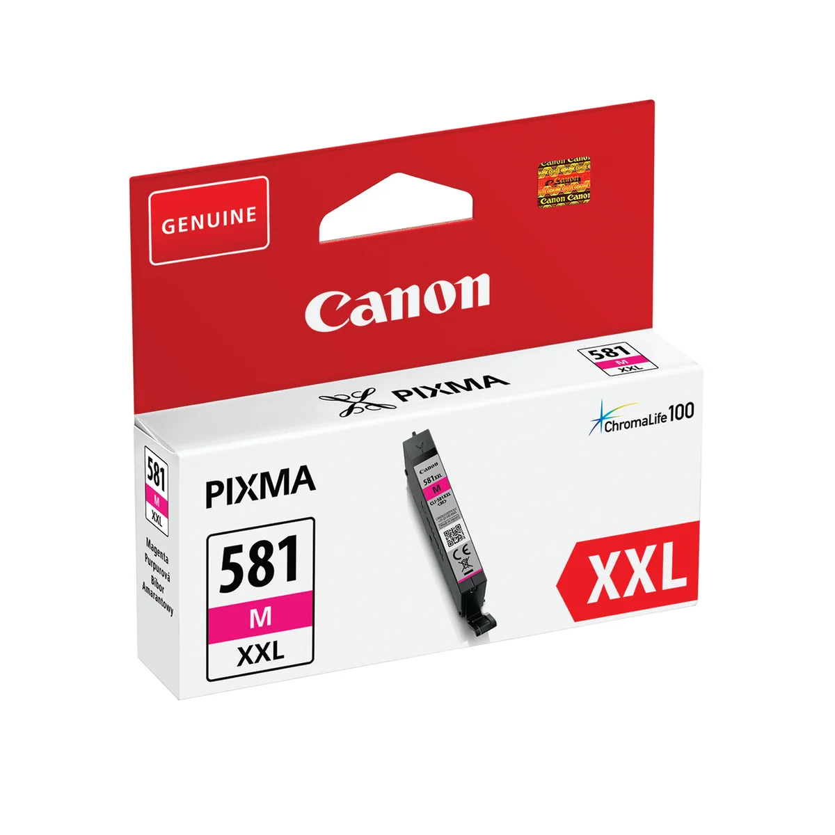 Canon CLI-581XXL Ink Cartridge Extra High Yield Magenta 1996C001 - Image 2