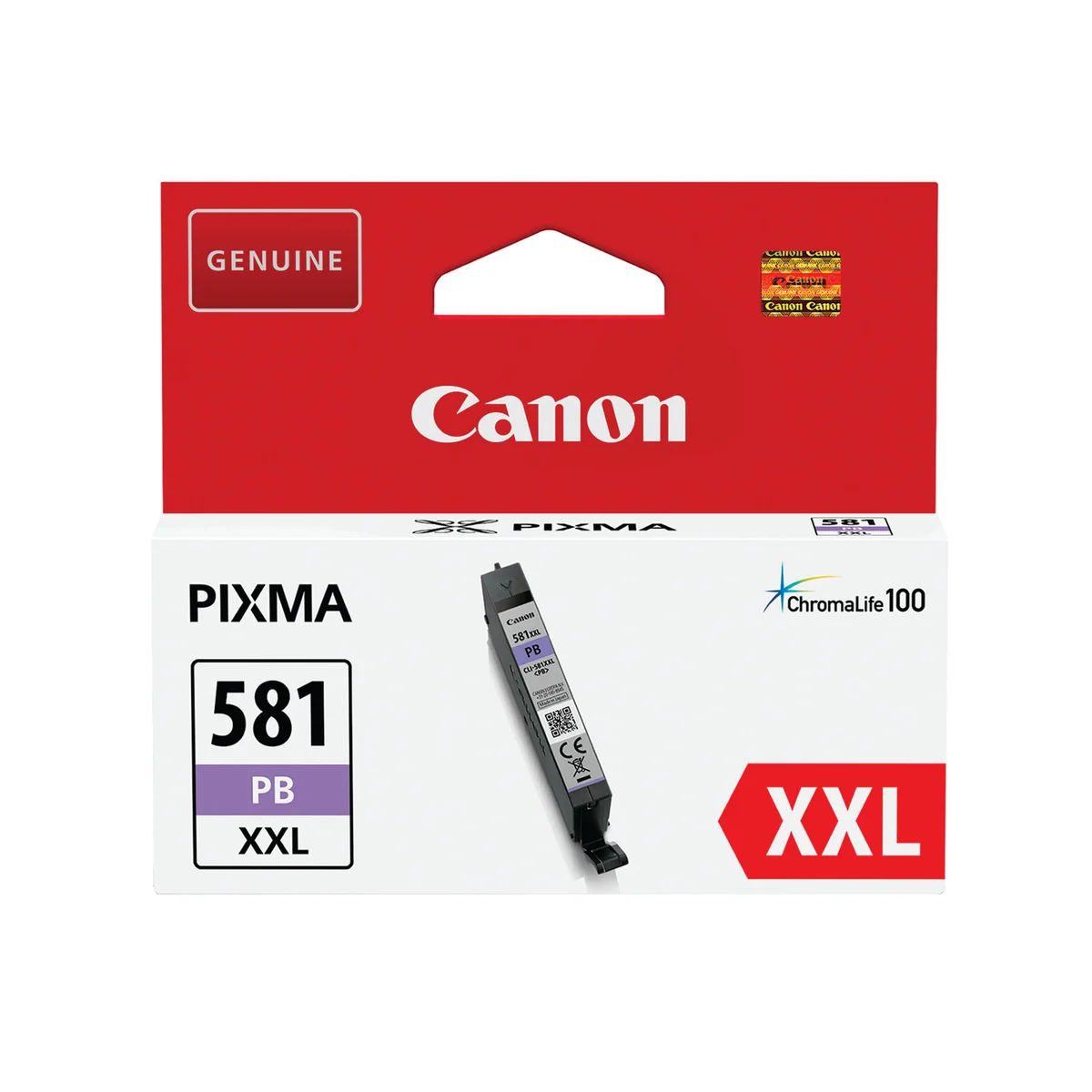 Canon CLI-581XXL Ink Cartridge Extra High Yield Photo Blue 1999C001 - Image 1