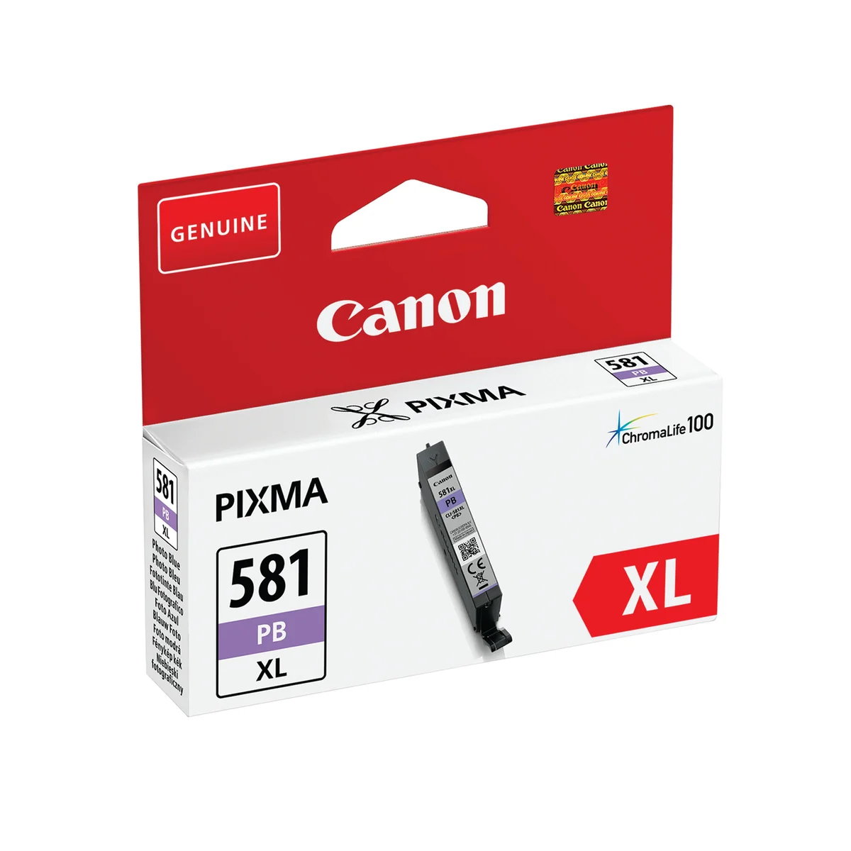 Canon CLI-581XL Ink Cartridge High Yield Photo Blue 2053C001 - Image 2