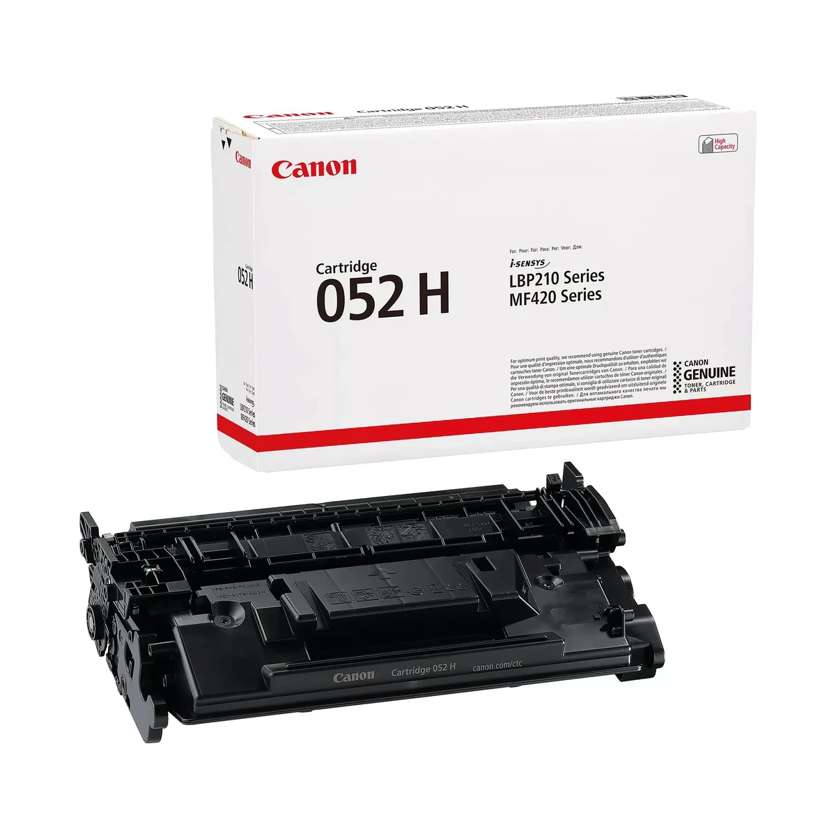 Canon 052H Toner Cartridge High Yield Black 2200C002 - Image 2
