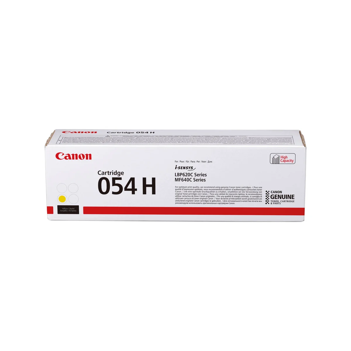Canon 054H Toner Cartridge High Yield Yellow 3025C002 - Image 2
