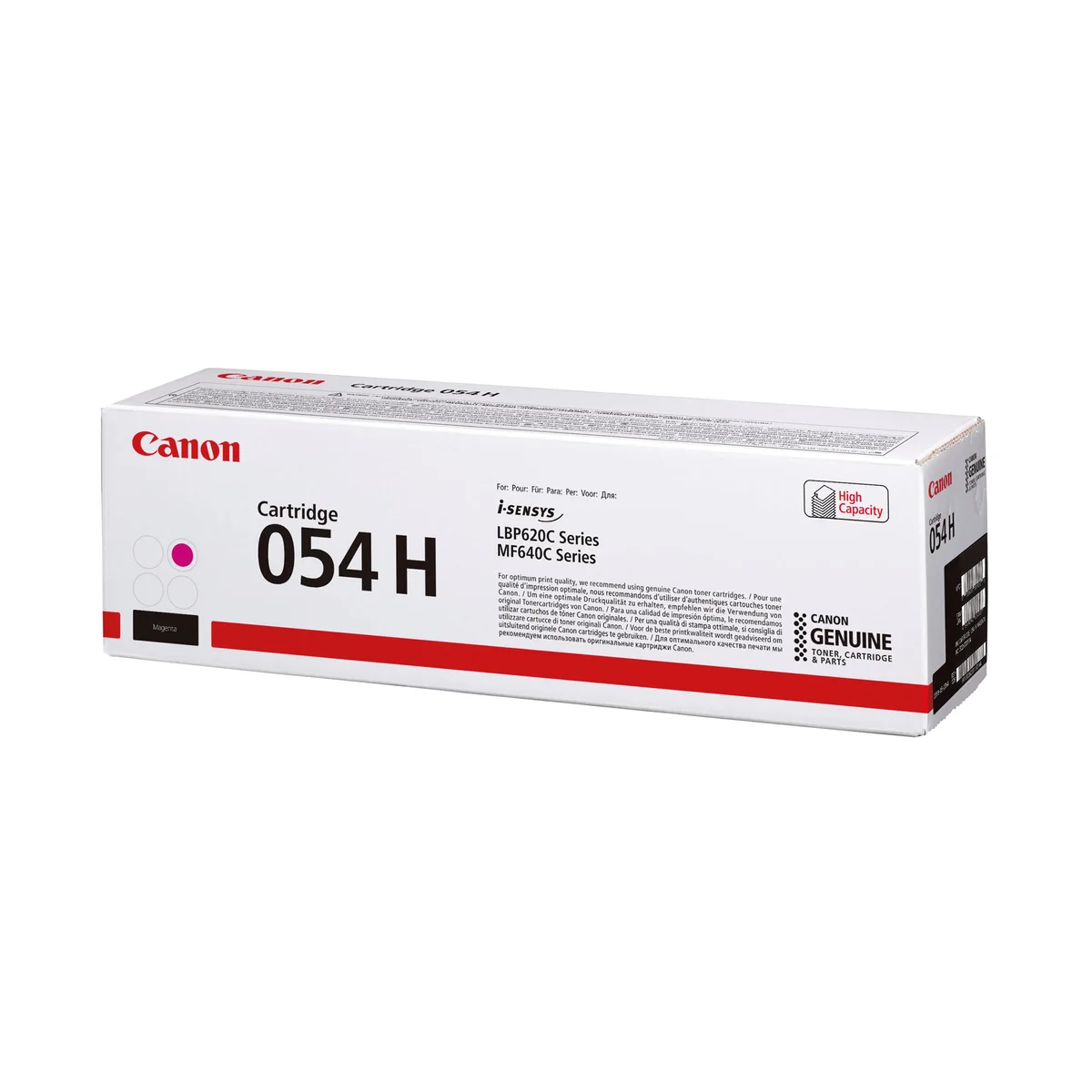 Canon 054H Toner Cartridge High Yield Magenta 3026C002 - Image 1
