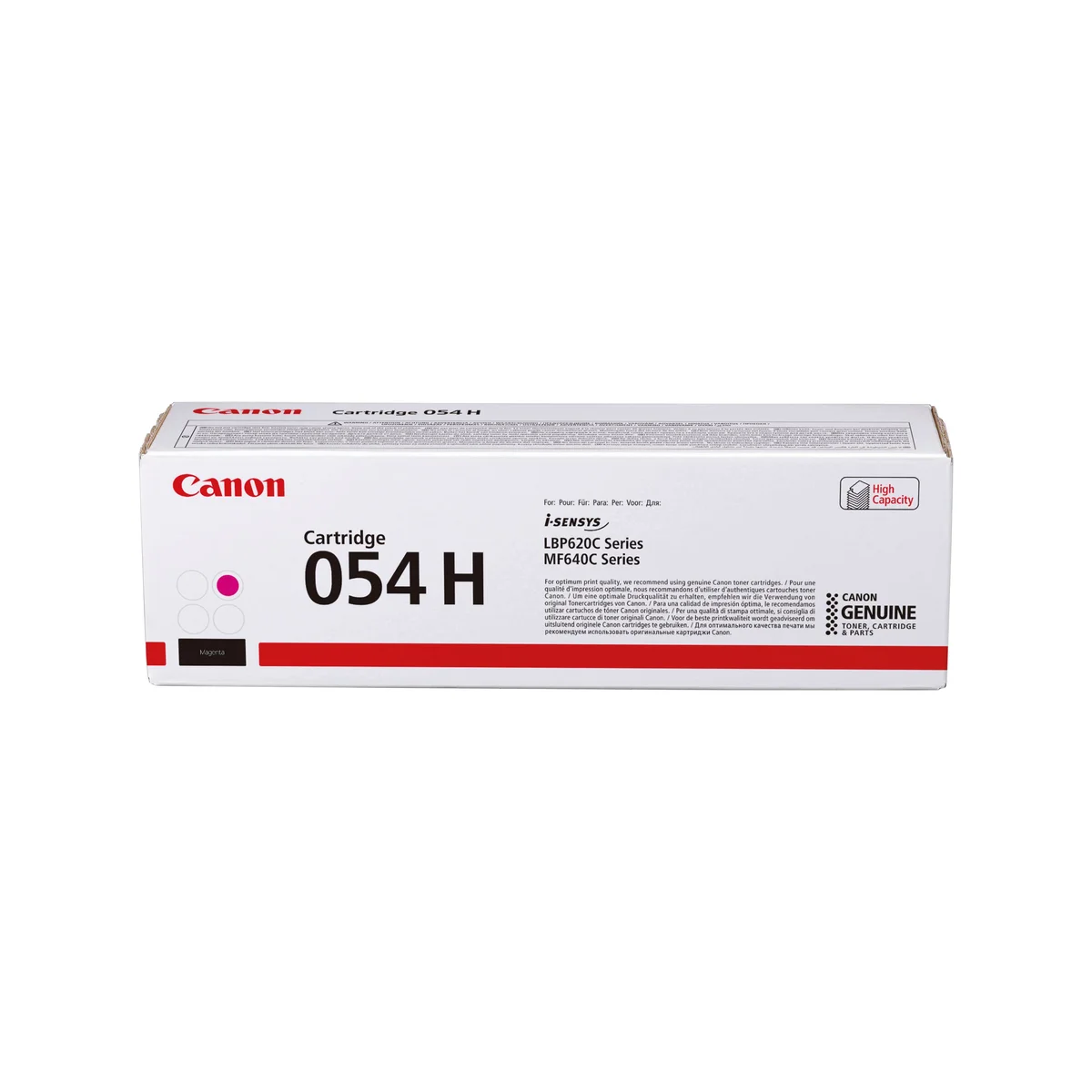 Canon 054H Toner Cartridge High Yield Magenta 3026C002 - Image 2