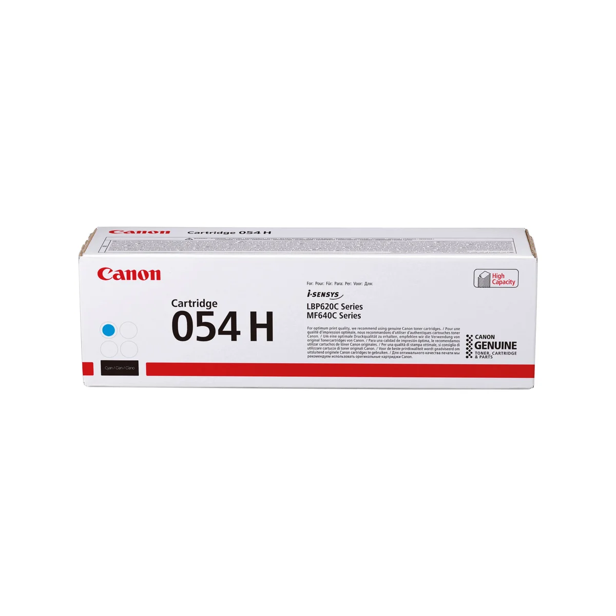 Canon 054H Toner Cartridge High Yield Cyan 3027C002 - Image 2