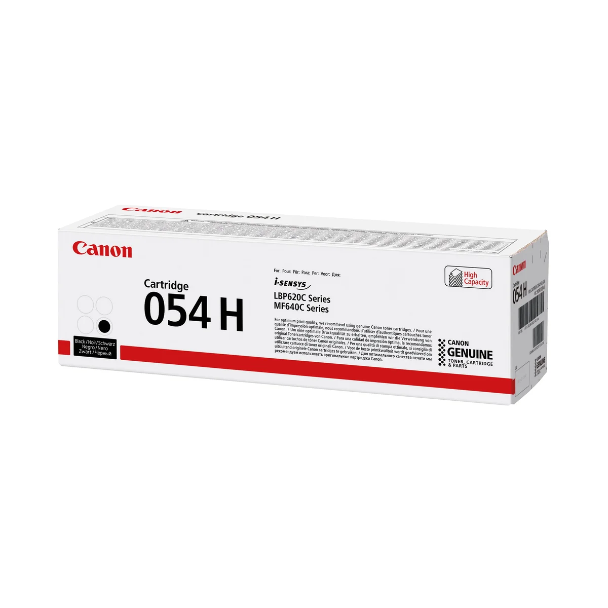 Canon 054H Toner Cartridge High Yield Black 3028C002 - Image 1