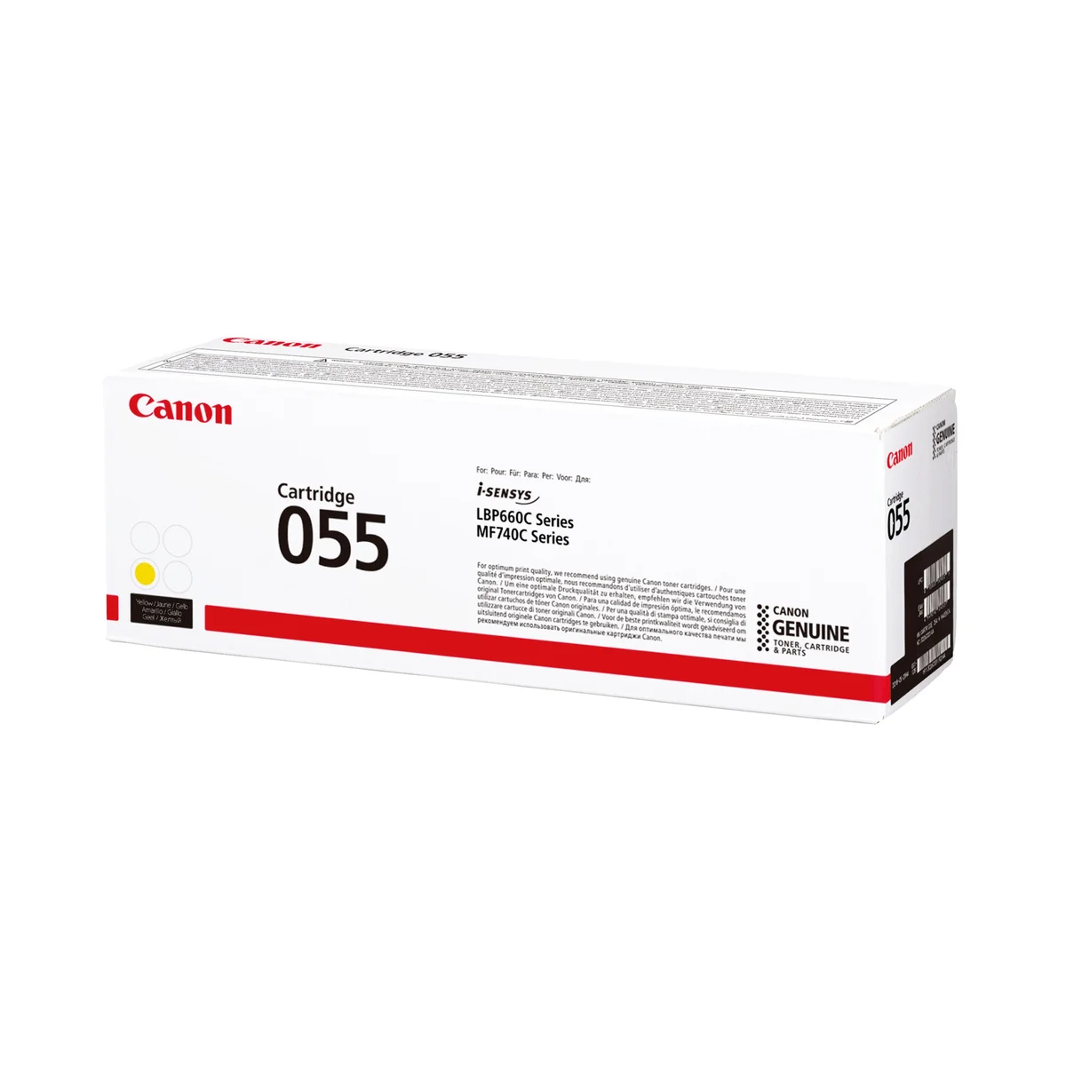 Canon 055Y Toner Cartridge Yellow 3013C002 - Image 1