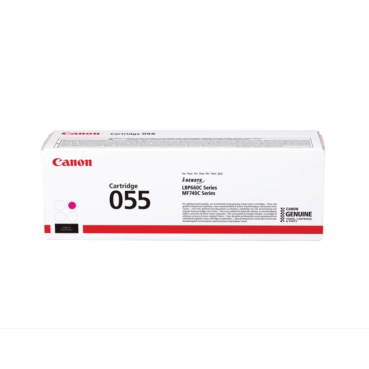 Canon 055M Toner Cartridge Magenta 3014C002 - Image 2