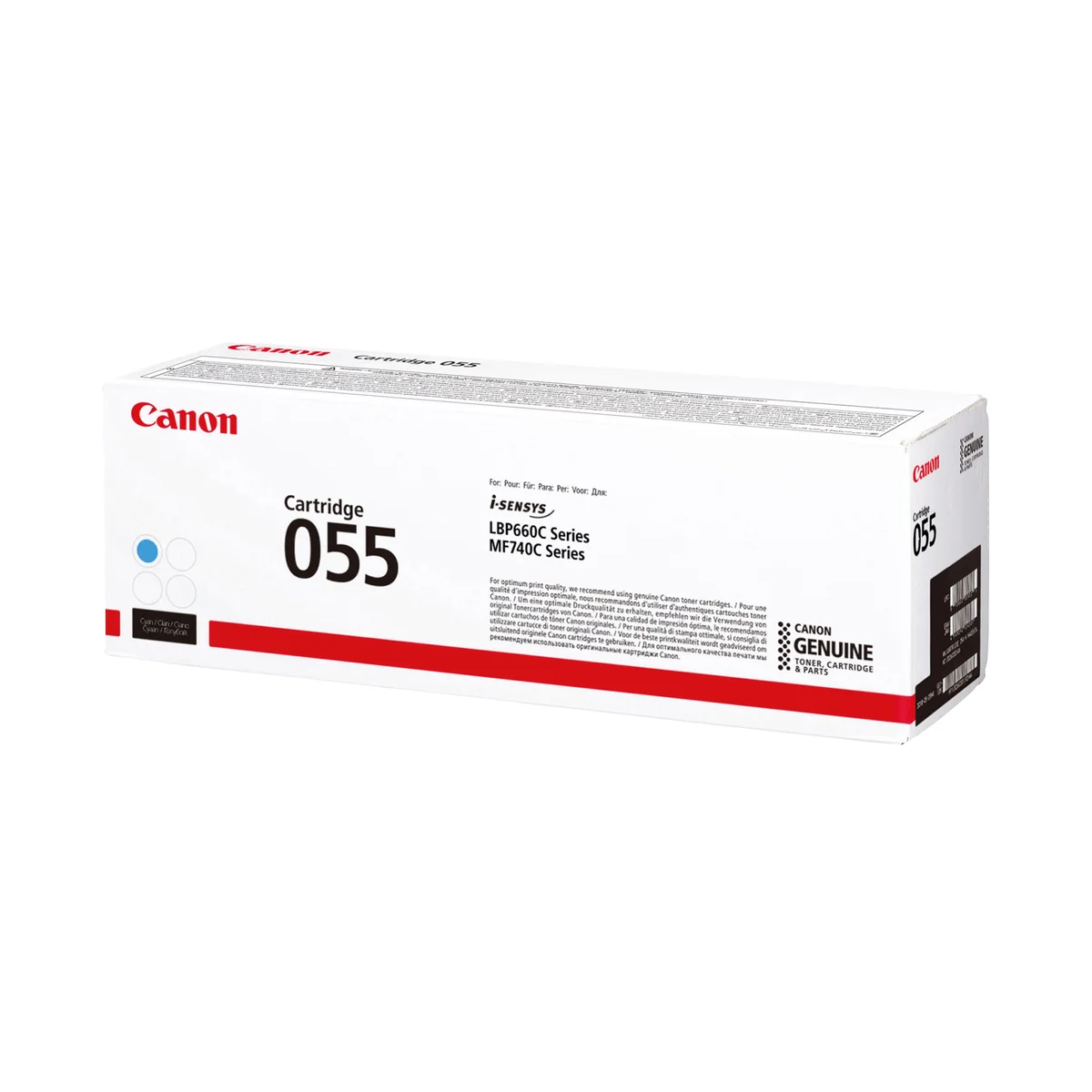 Canon 055C Toner Cartridge Cyan 3015C002 - Image 1